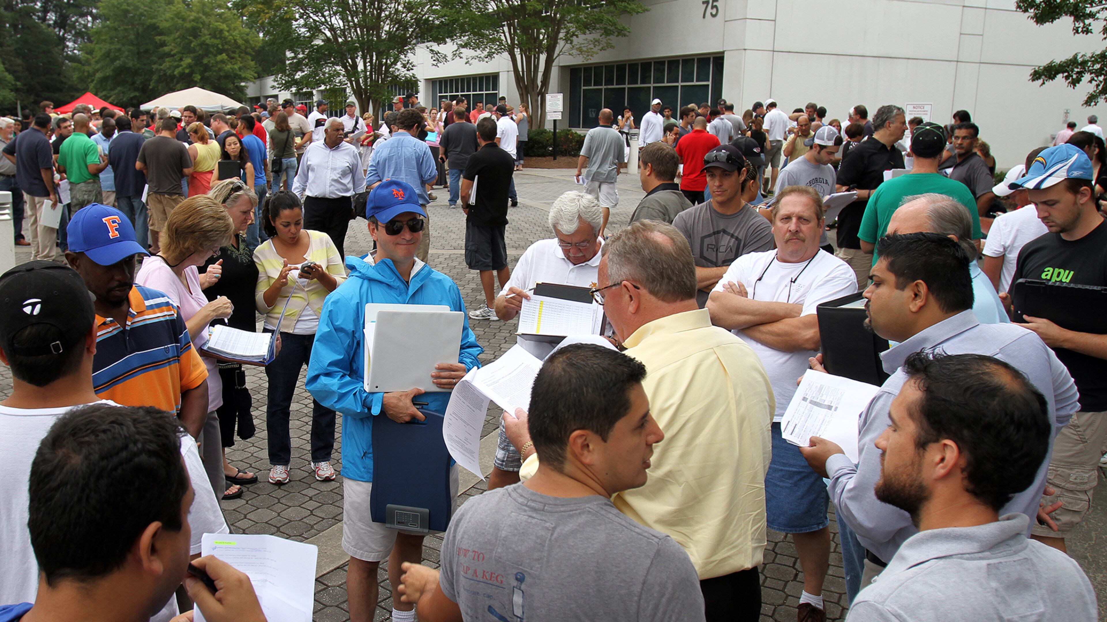 Foreclosure auction in Gwinnett.