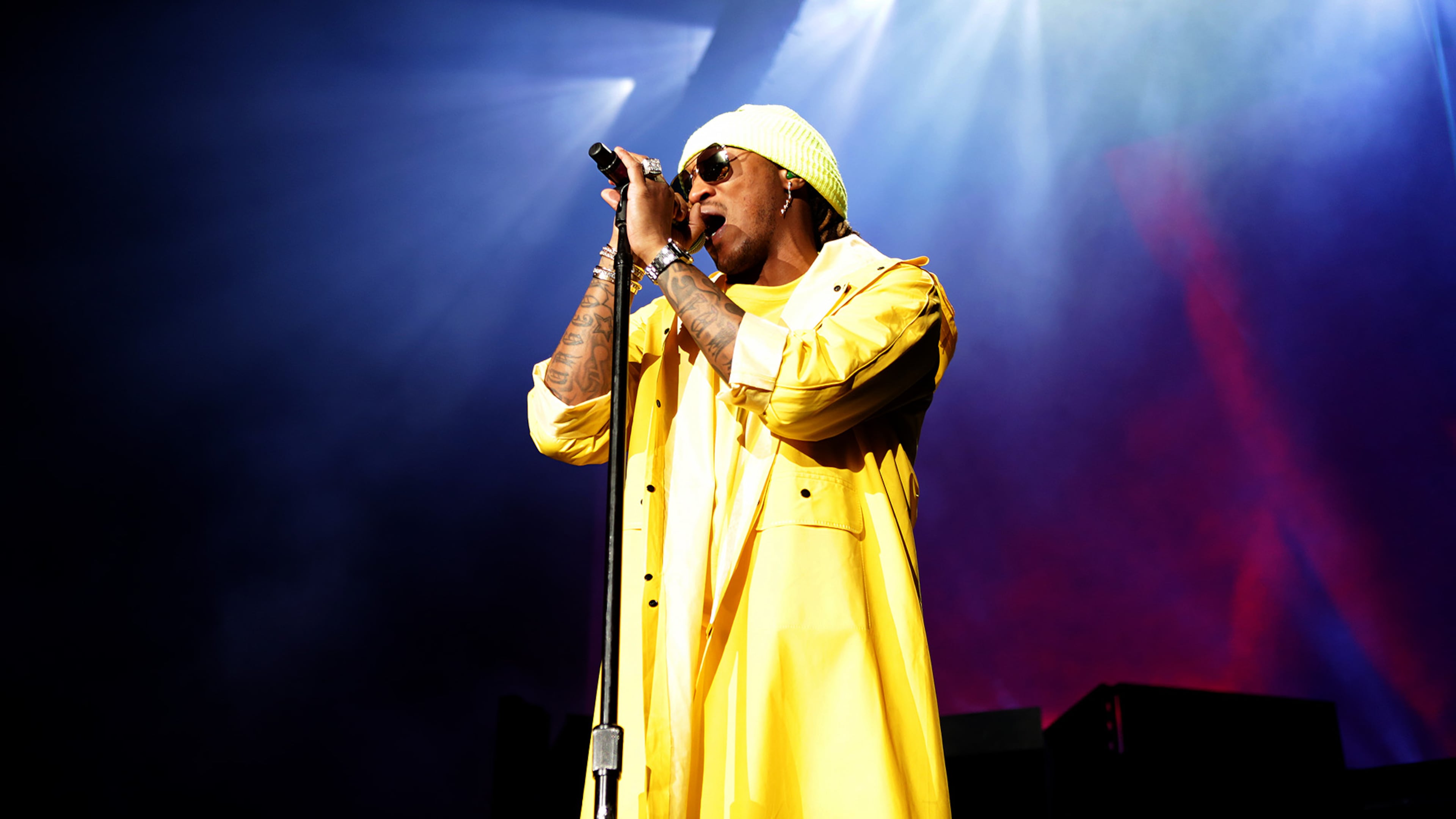 May 5, 2017 - ATLANTA: Atlanta rapper Future kicks off his set at Lakewood Amphitheater with the single "Draco" from his fifth studio album "Future", dropped in February, on Friday, May 5, 2017. (Akili-Casundria Ramsess/Eye of Ramsess Media)