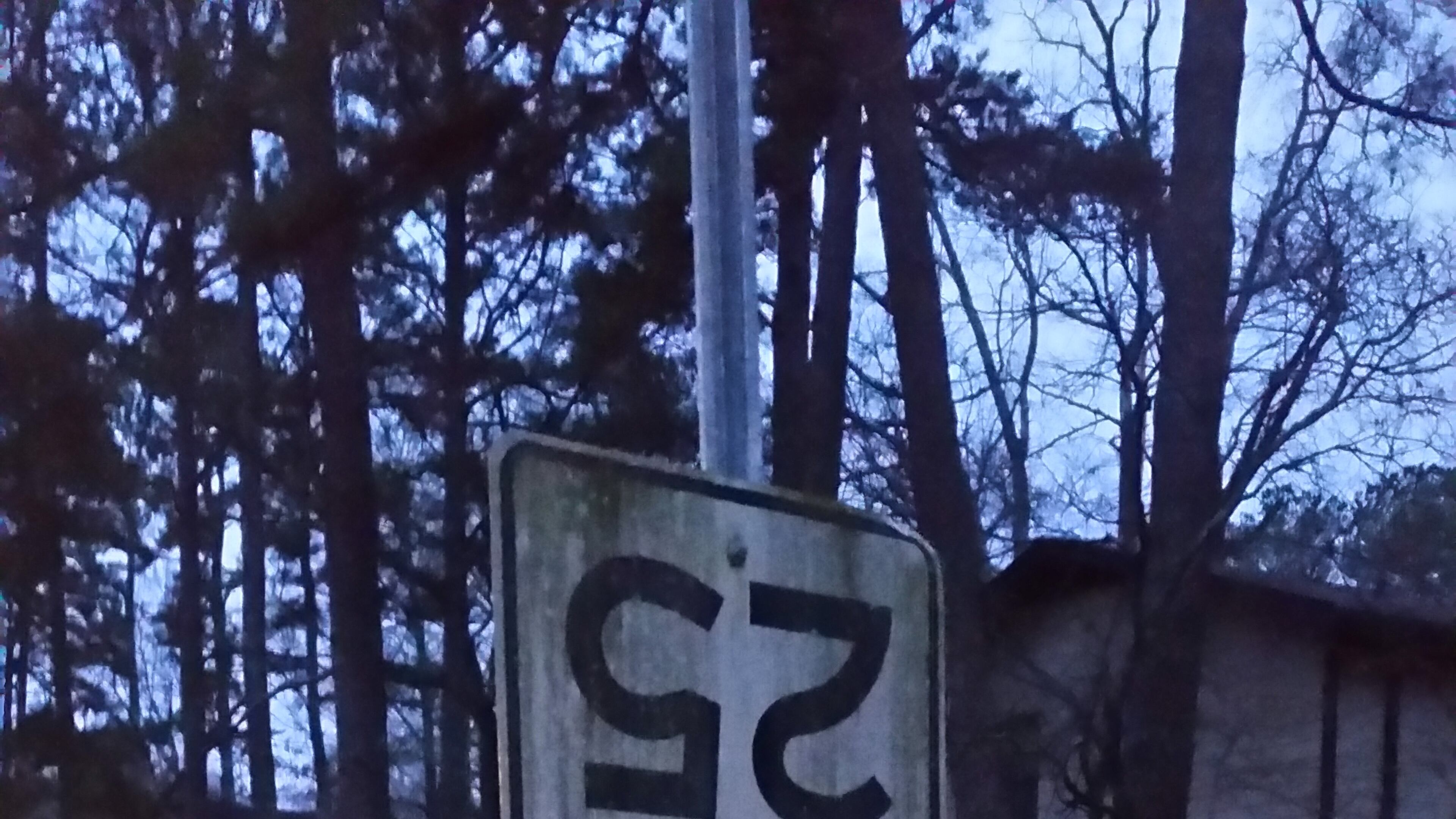 A reader hopes this sign will soon be fixed in DeKalb County. Photo/Submitted.