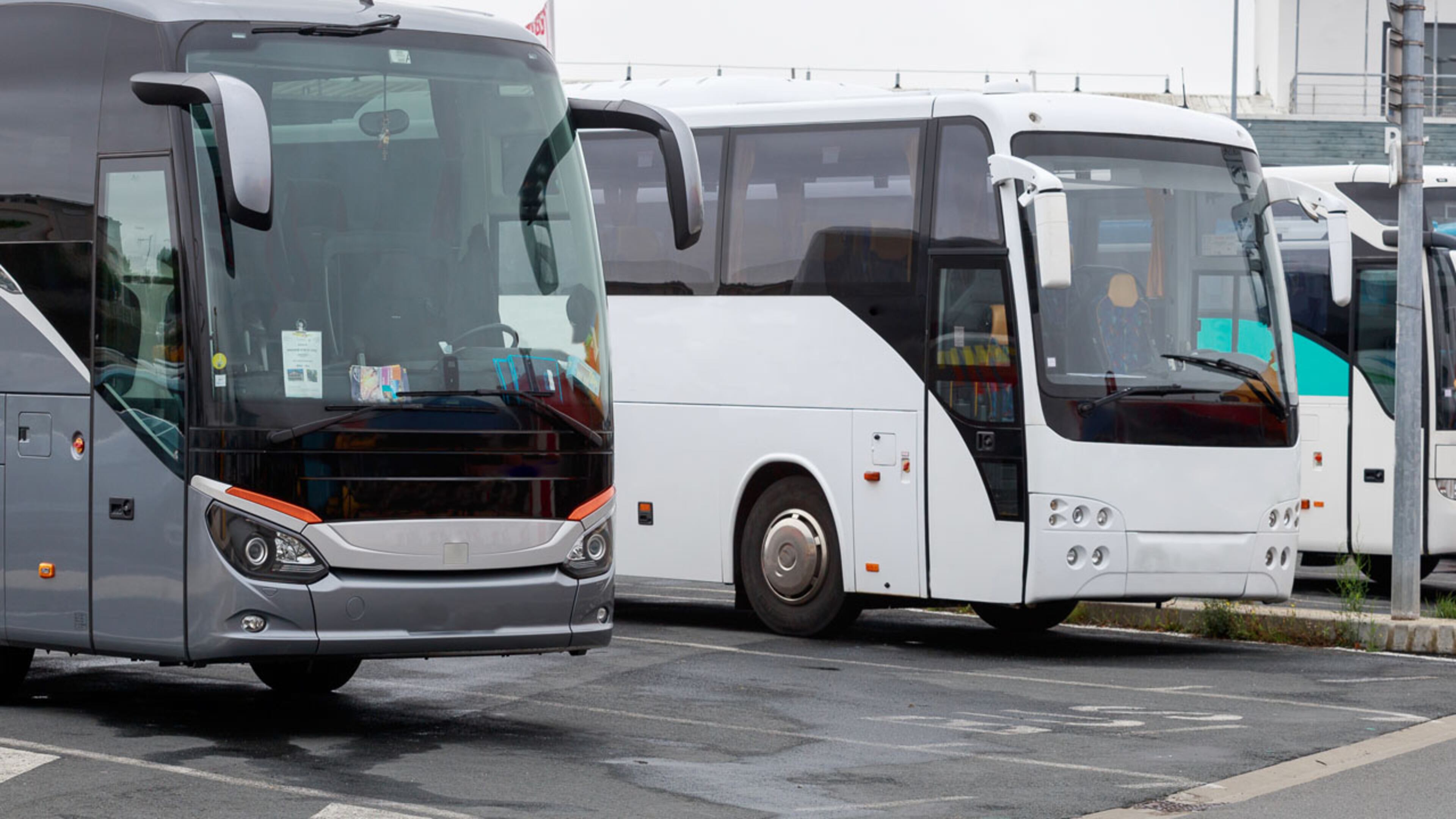 FILE PHOTO: A large charter bus slammed into an overpass in New Jersey, ripping the roof from the vehicle.