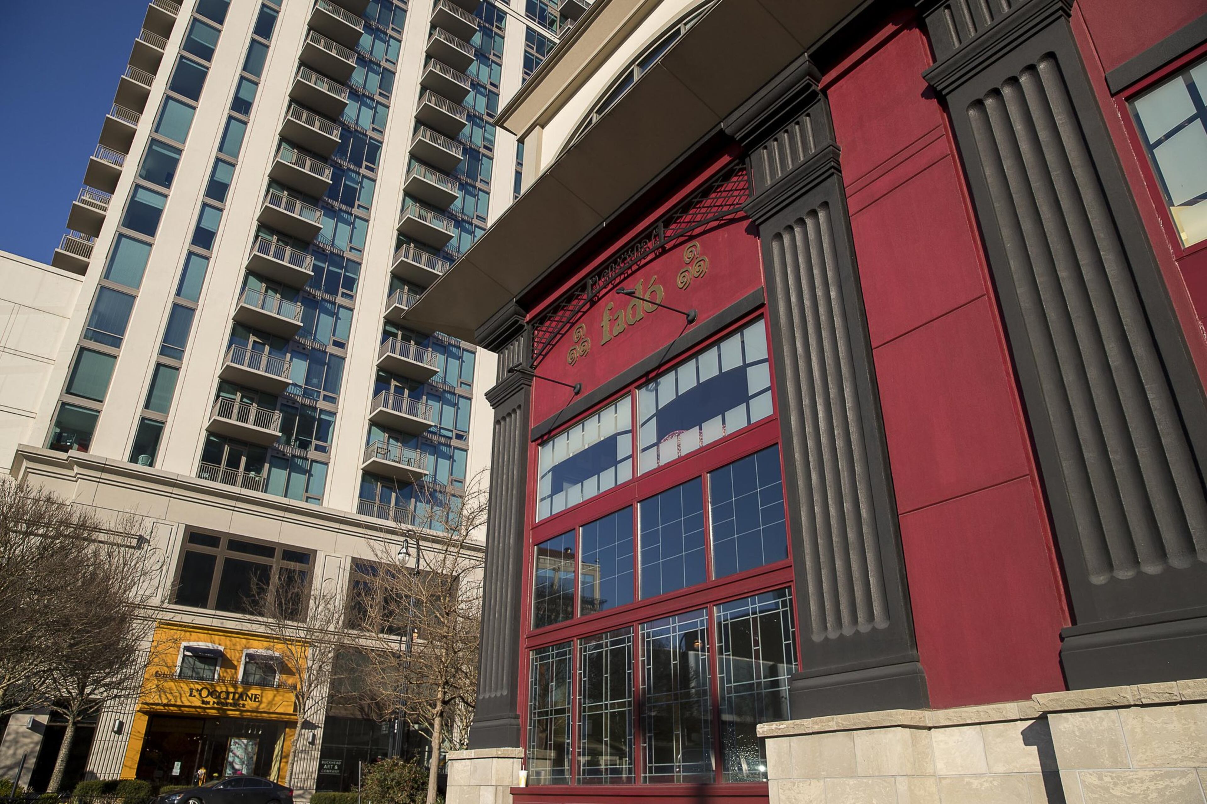 Buckhead Village was a wild entertainment district until a double killing on the evening of the Super Bowl XXXIV triggered a change. The neighborhood is now the site of an upscale outdoor mall called Shops Buckhead Atlanta. (ALYSSA POINTER/ALYSSA.POINTER@AJC.COM)