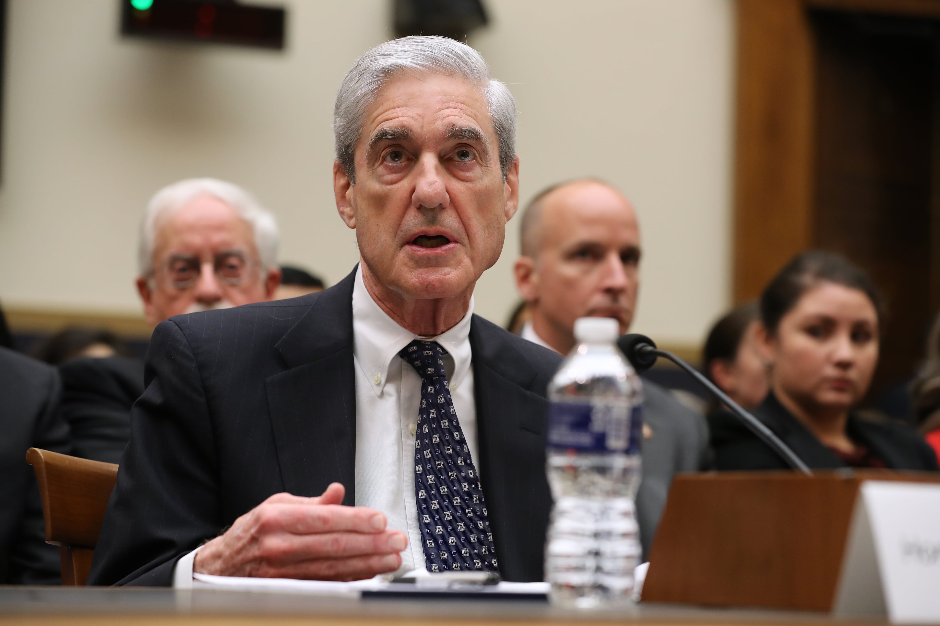 Former Special Counsel Robert Mueller testifies before the House Judiciary Committee.