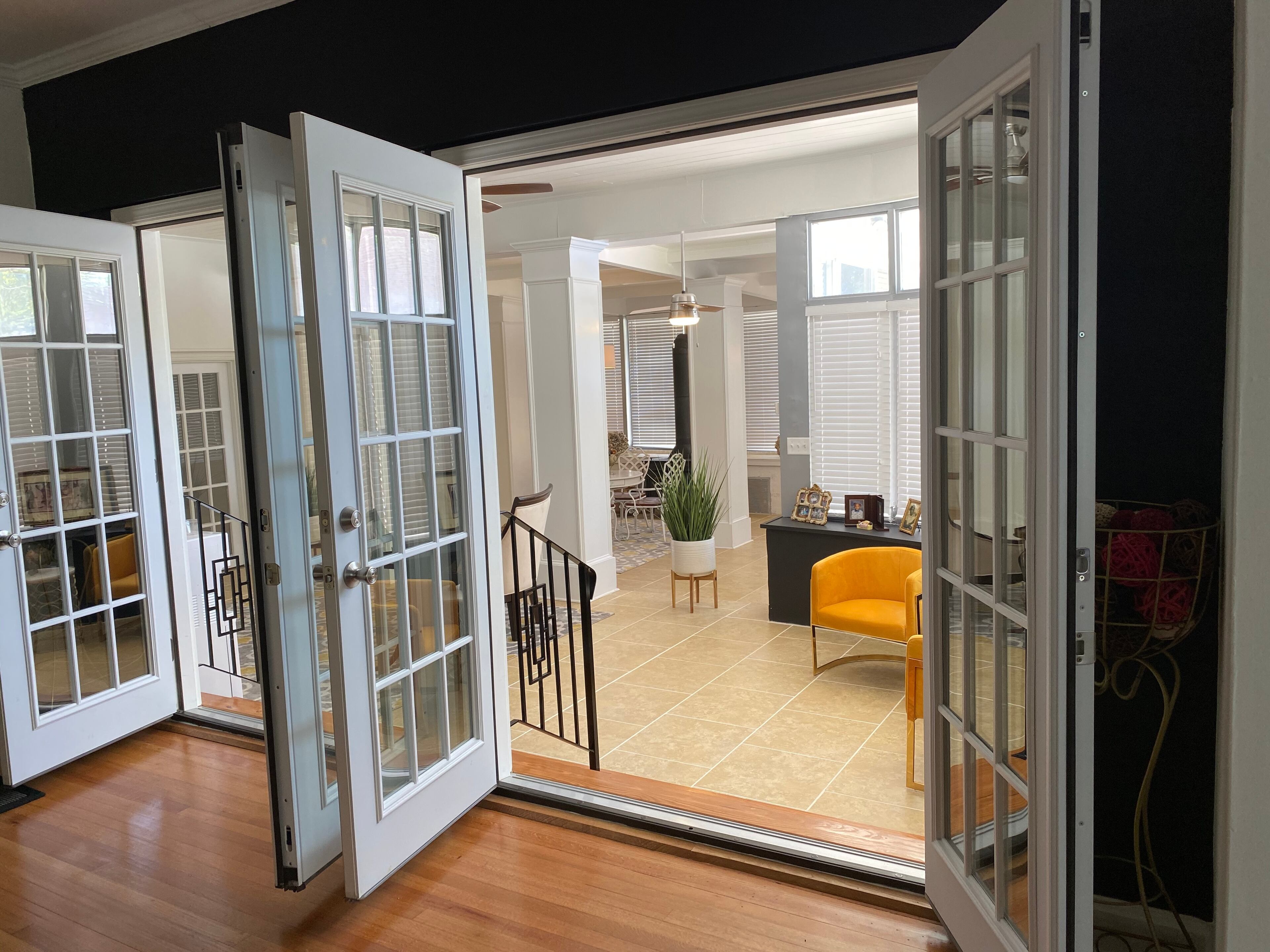 Karen Waldon bought her single story home in Waycross in 2017 with plans to renovate it for retirement. The sunroom is adjacent to the backyard and creates the ideal indoor/outdoor space.