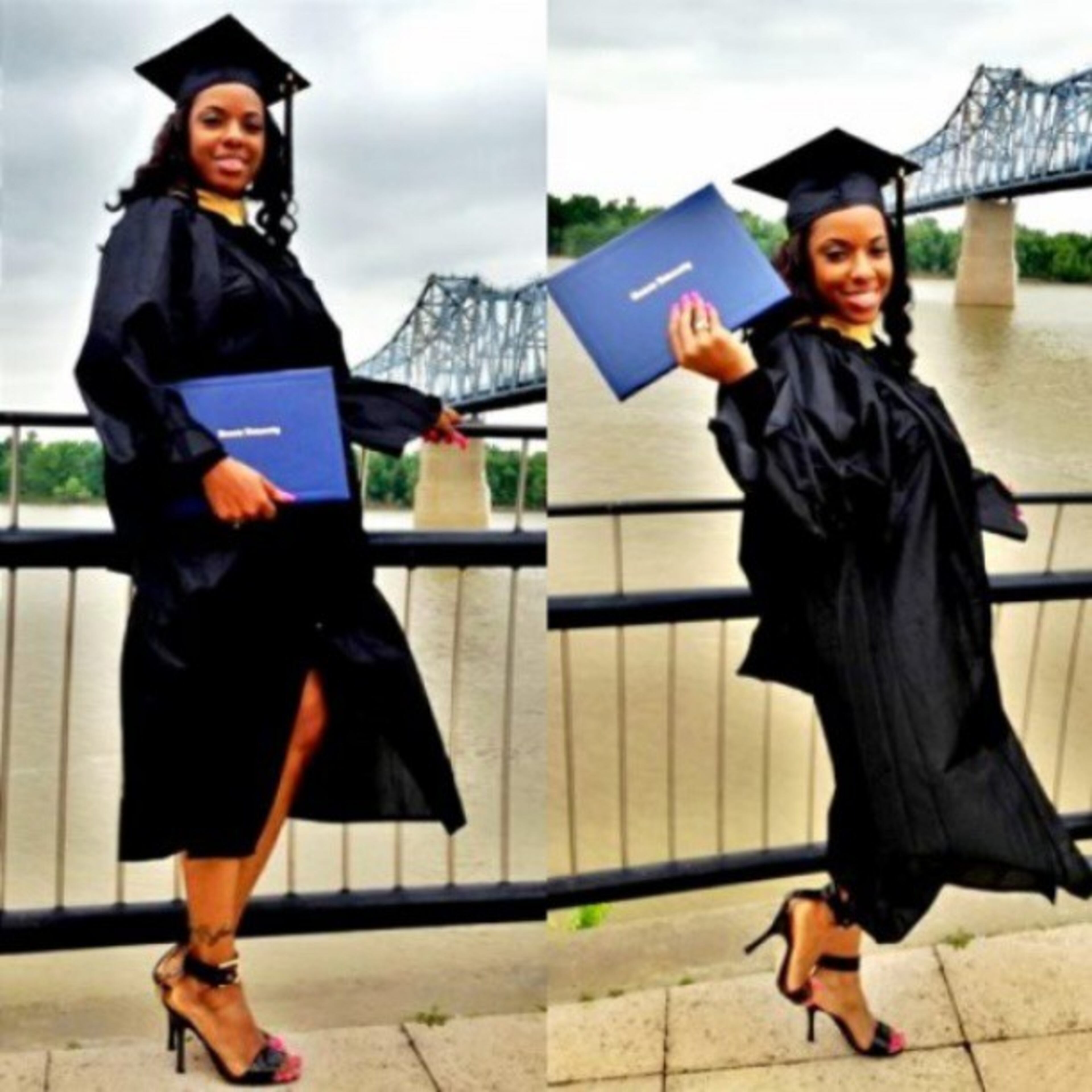 Quiana Rose Cummings, age 35, graduated from Brescia University with a bachelor's degree in social work.
