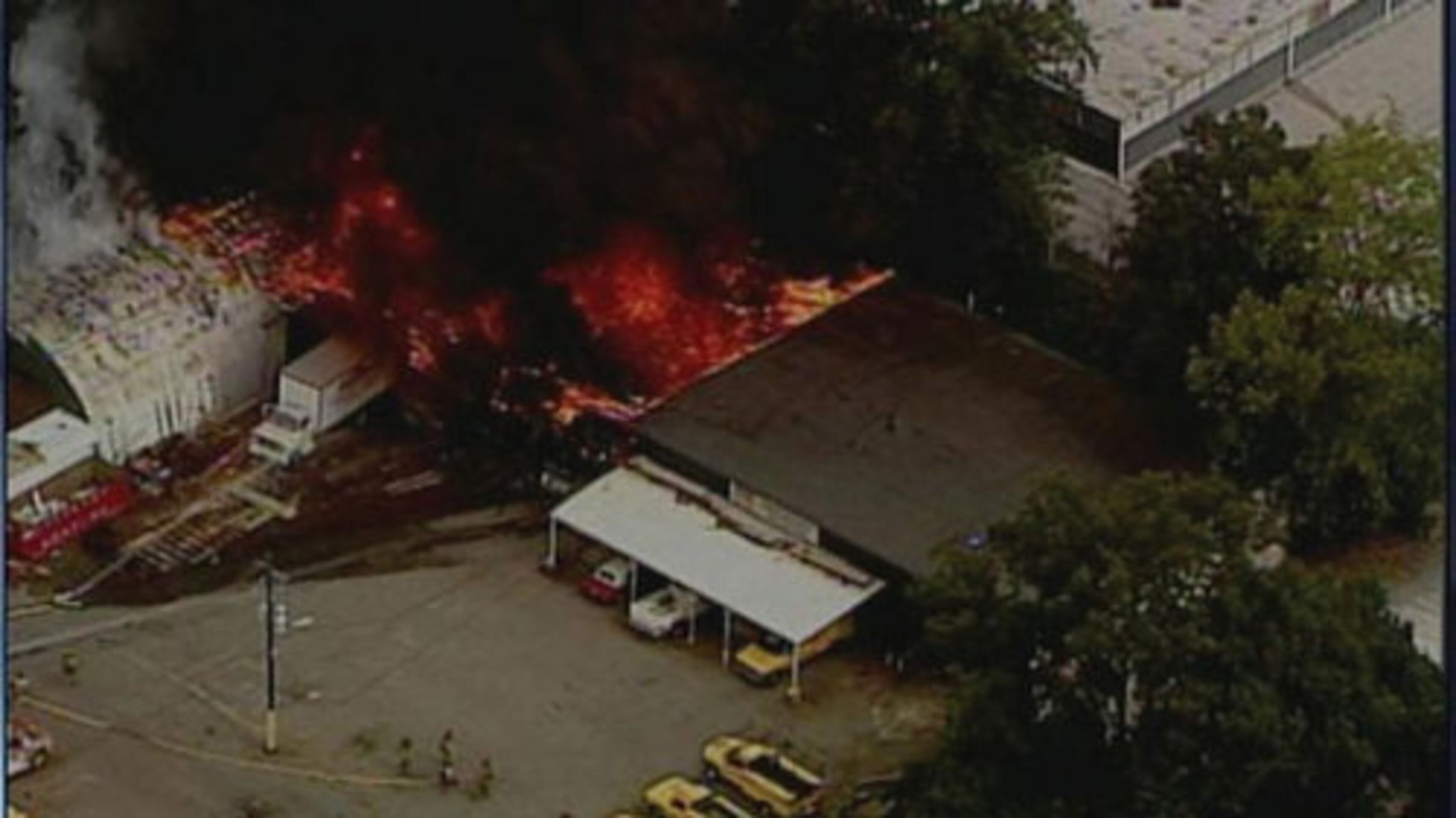 Tim Dorr, who lives on Pine Street, told the Atlanta Journal-Constitution he had just gotten home from work when a neighbor spotted the flames and called 911.