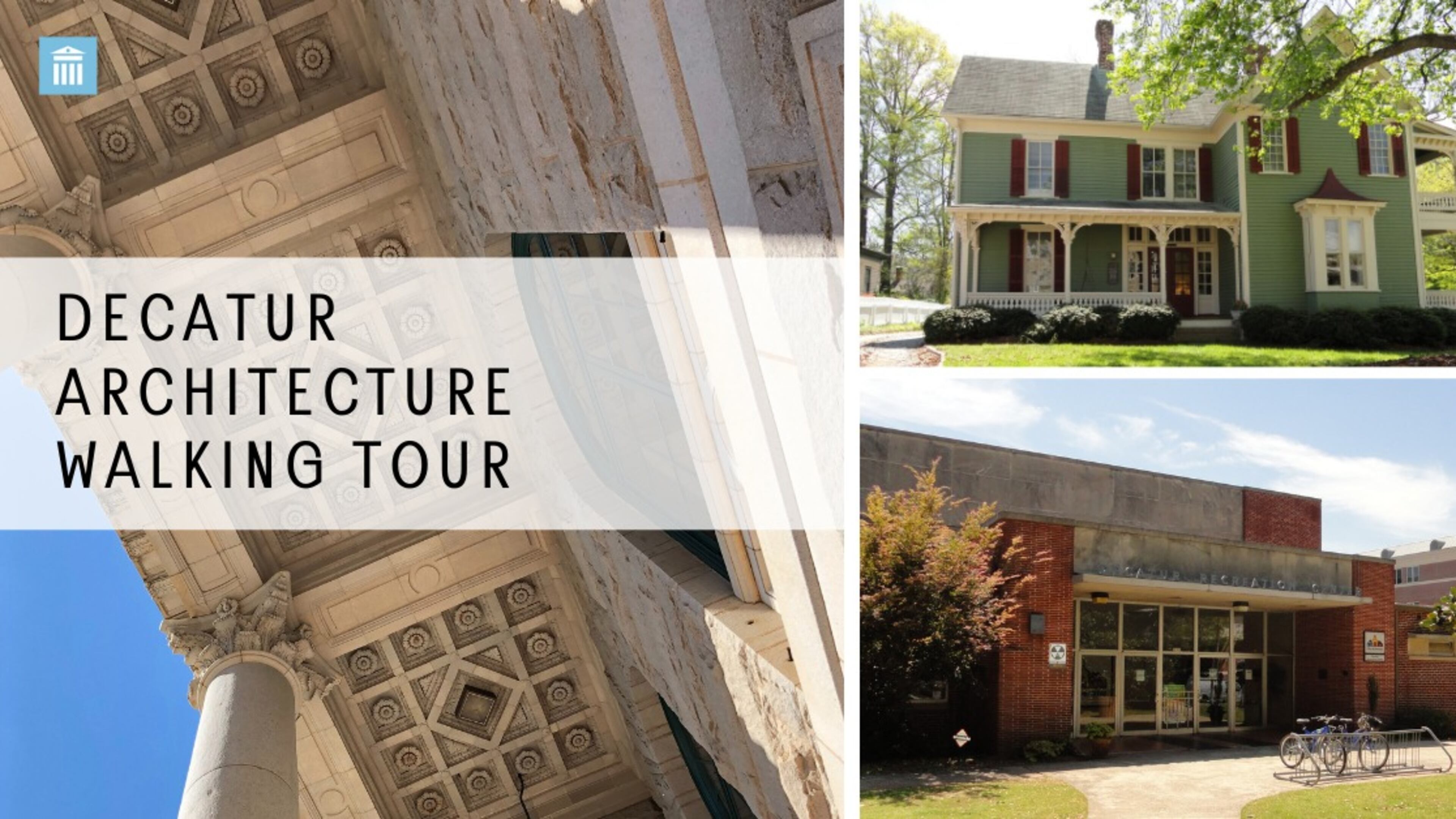 Decatur Architecture Walking Tours are scheduled for May 10, June 7 and July 12. (Courtesy of DeKalb History Center)