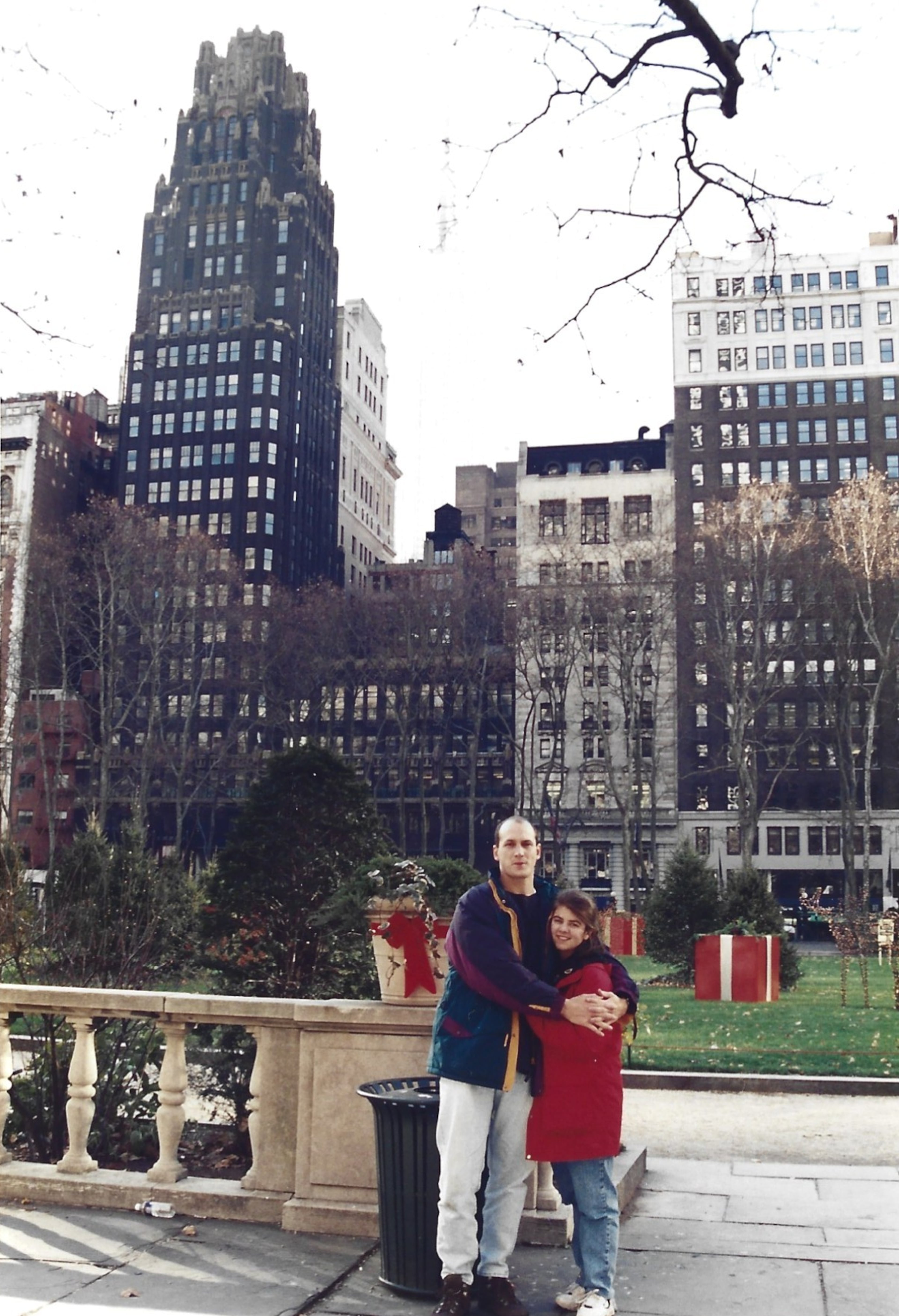 Heather and Steve pose together on a trip to New York City. (Courtesy of Steve Leo)