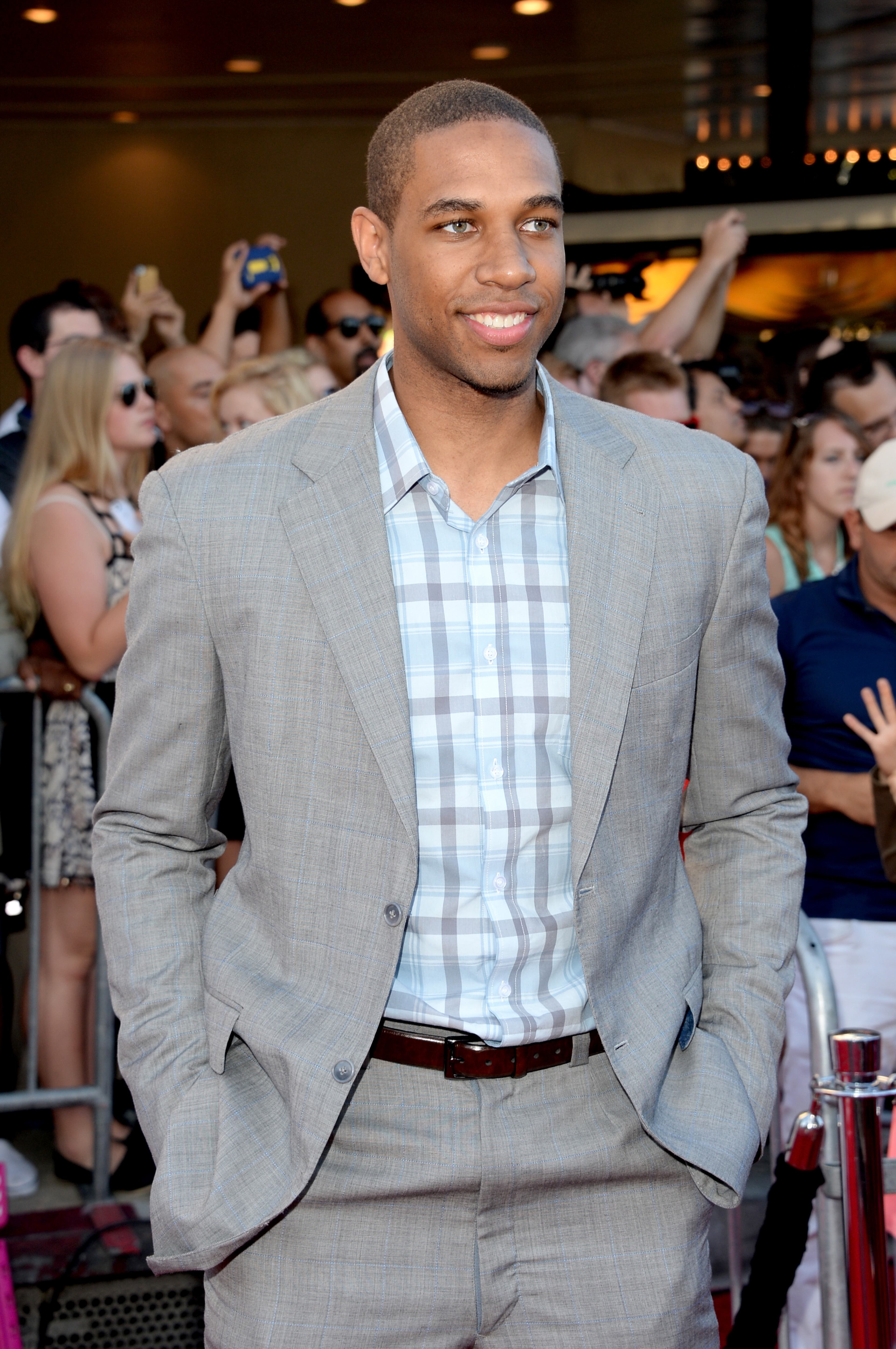 WESTWOOD, CA - JULY 10: Professional basketball player Xavier Henry attends premiere of Columbia Pictures' "Sex Tape" at Regency Village Theatre on July 10, 2014 in Westwood, California. (Photo by Jason Merritt/Getty Images)