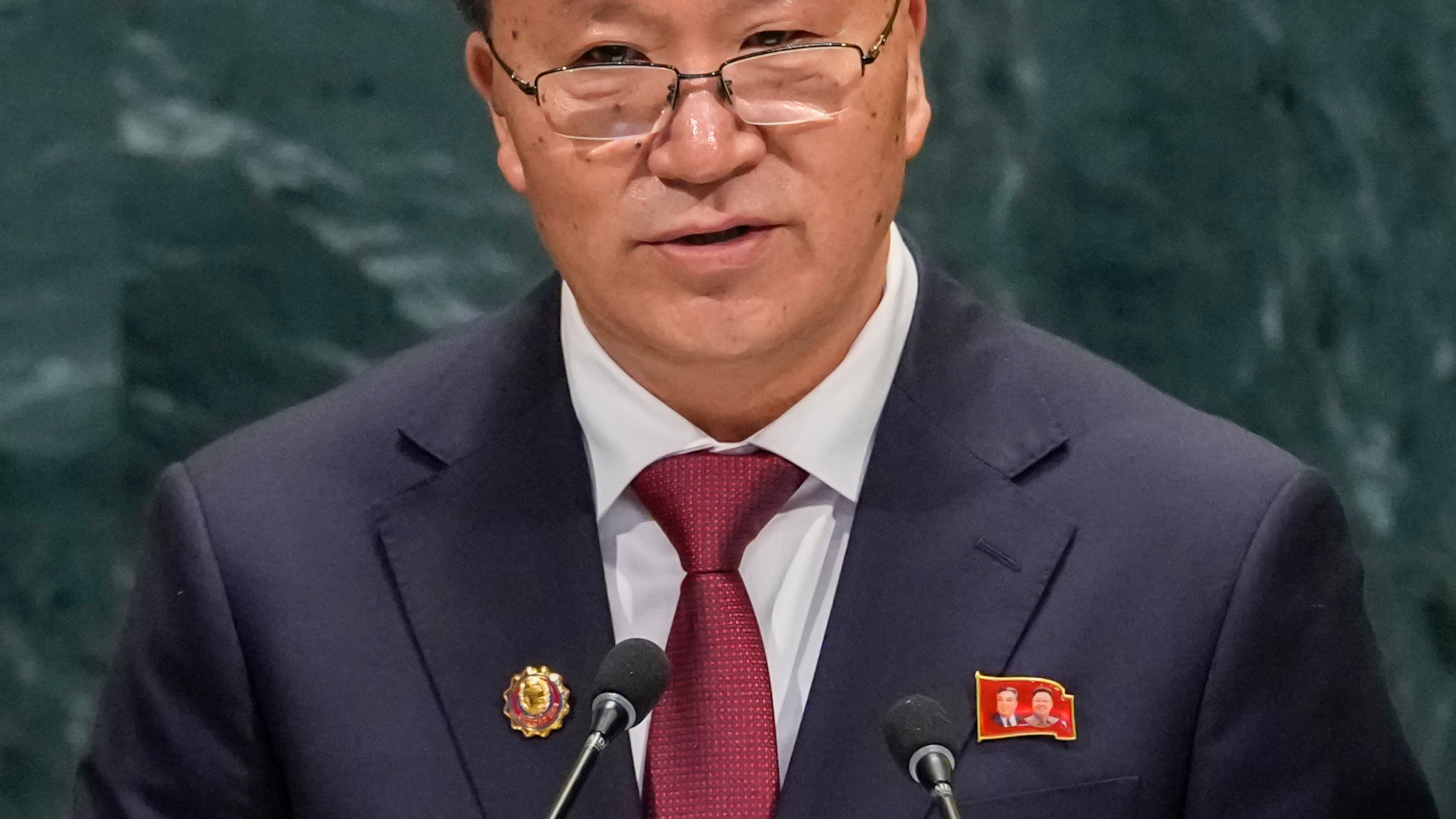 North Korea's Vice Minister of Foreign Affairs Kim Son Gyong addresses the 81st session of the United Nations General Assembly at United Nations headquarters, Monday, Sept. 28, 2026. (AP Photo/Yuki Iwamura)