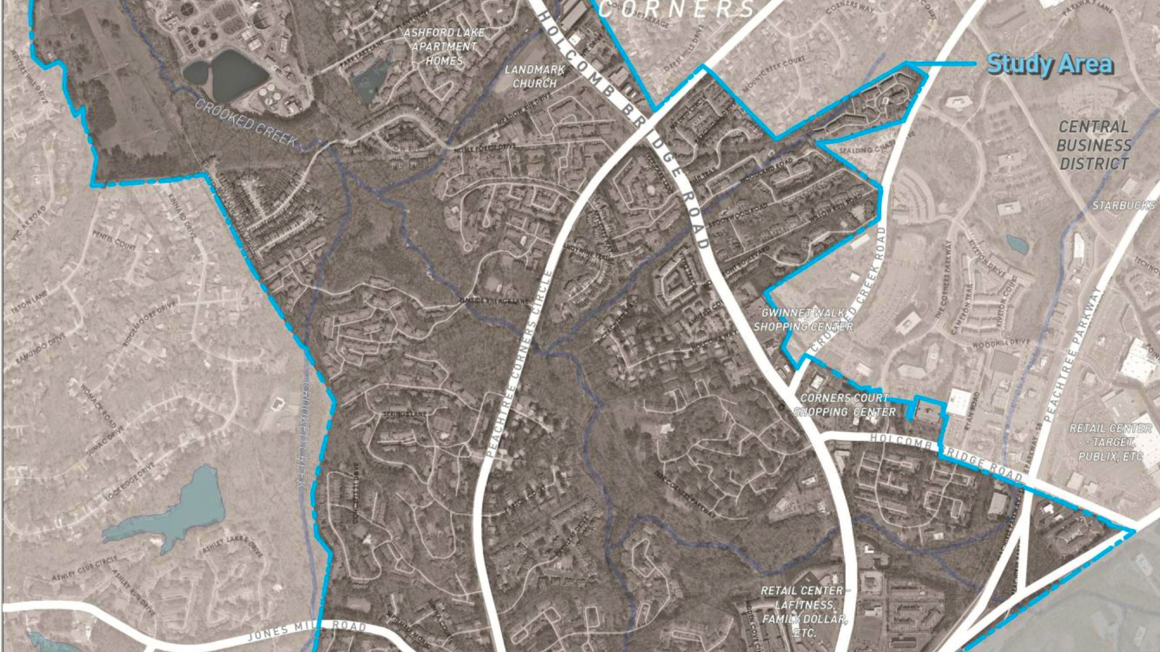 Peachtree Corners expands DDA to include Holcomb Bridge Corridor. Courtesy of City of Peachtree Corners