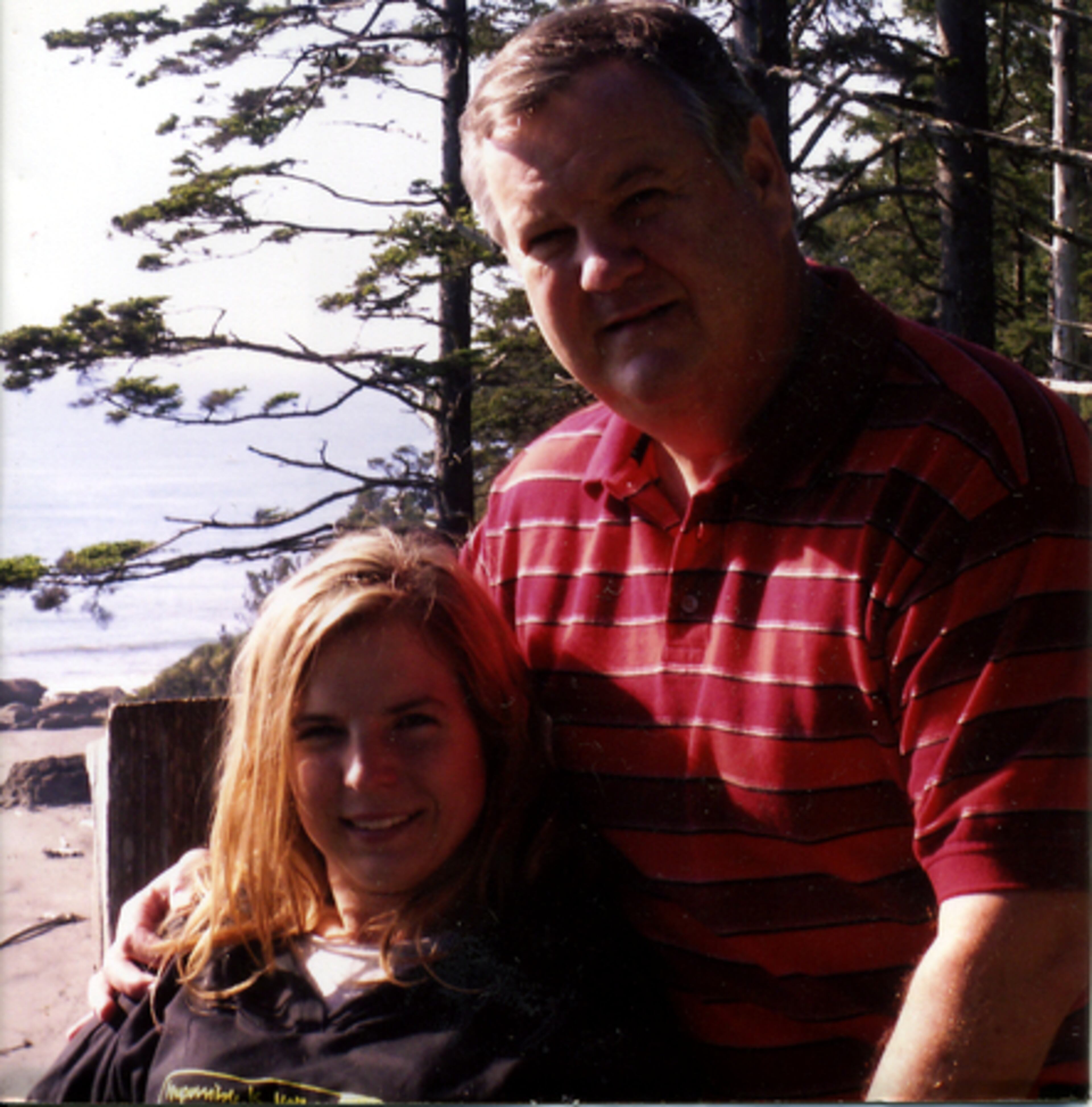 Cindy with her father Jerry Donald. Cindy does not blame her father for the accident, she finds a cause bigger than herself as a way to pay forward some unexpected generosity.