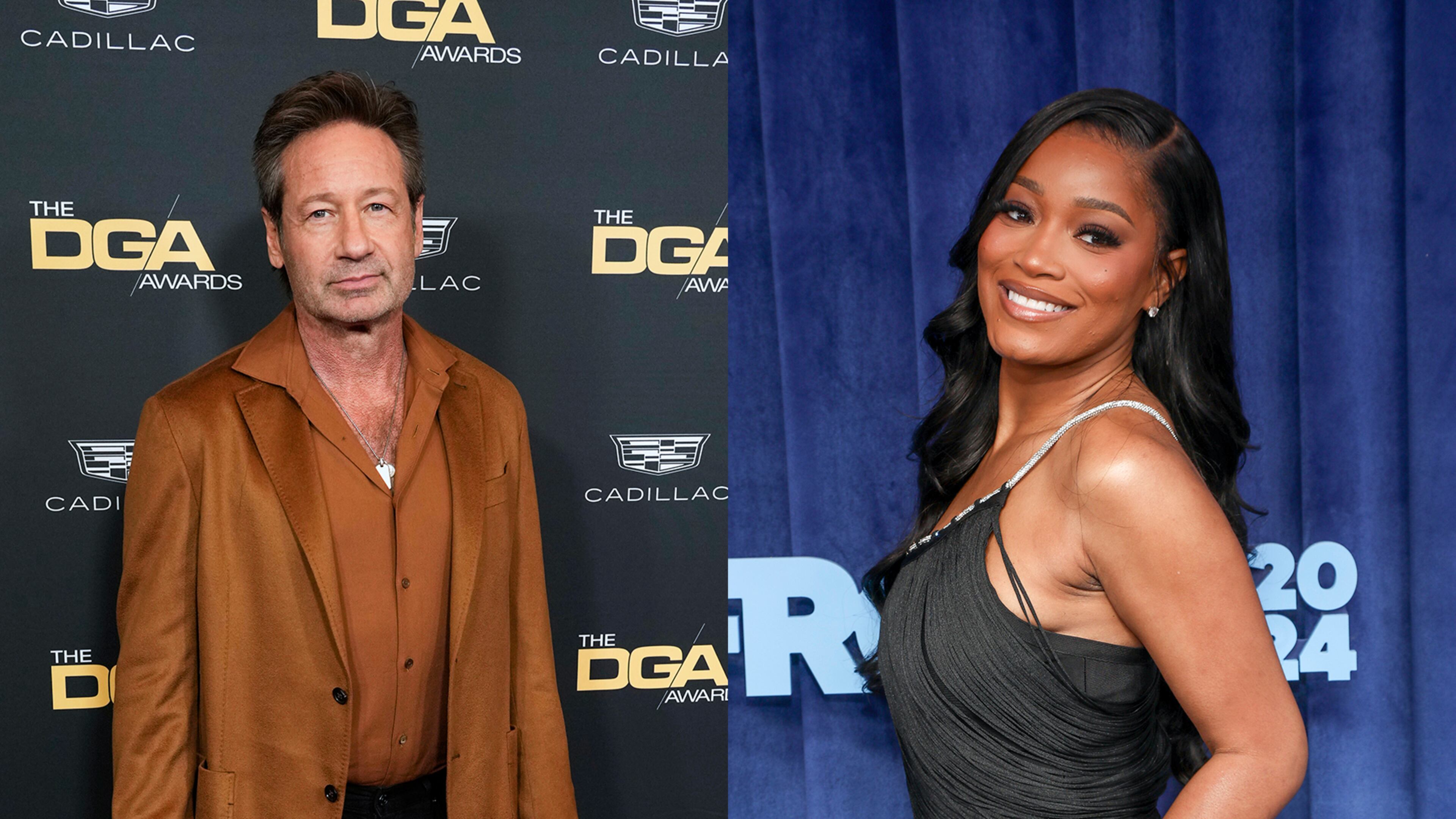 David Duchovny ("See You When I See You") and Keke Palmer ("I Love Boosters") began shooting films in metro Atlanta in October 2024. AP