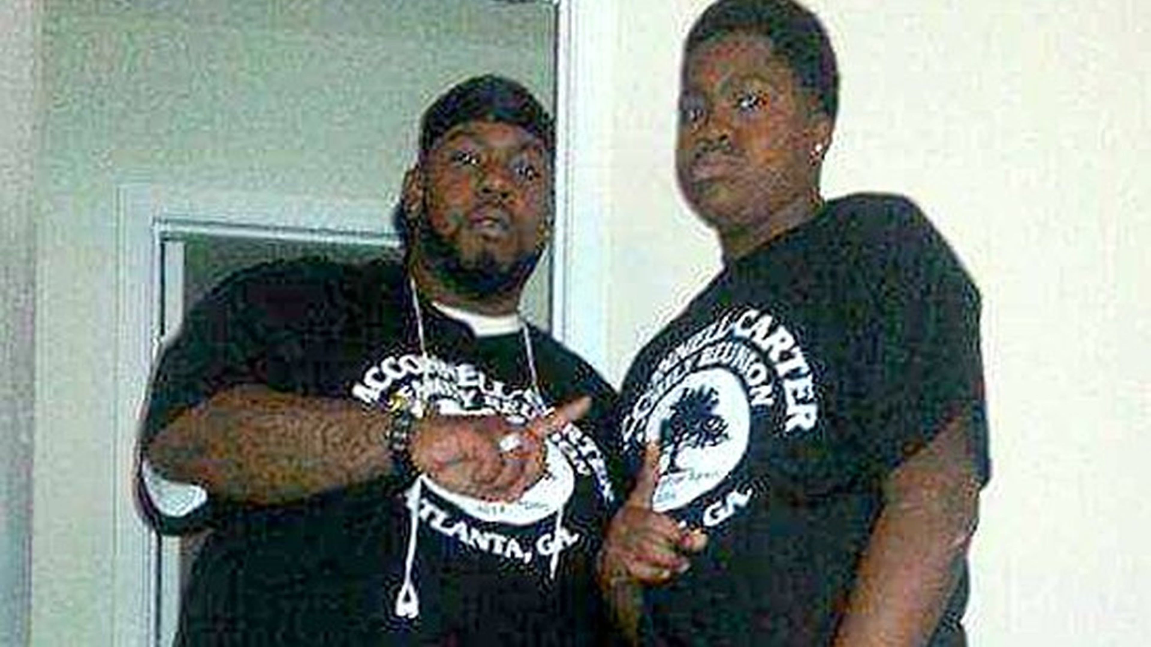 Cedric Clark, right, made his brother Anthony Lewis promise the two would never leave each other, Lewis said. Clark was killed Nov. 2. (Family photo)