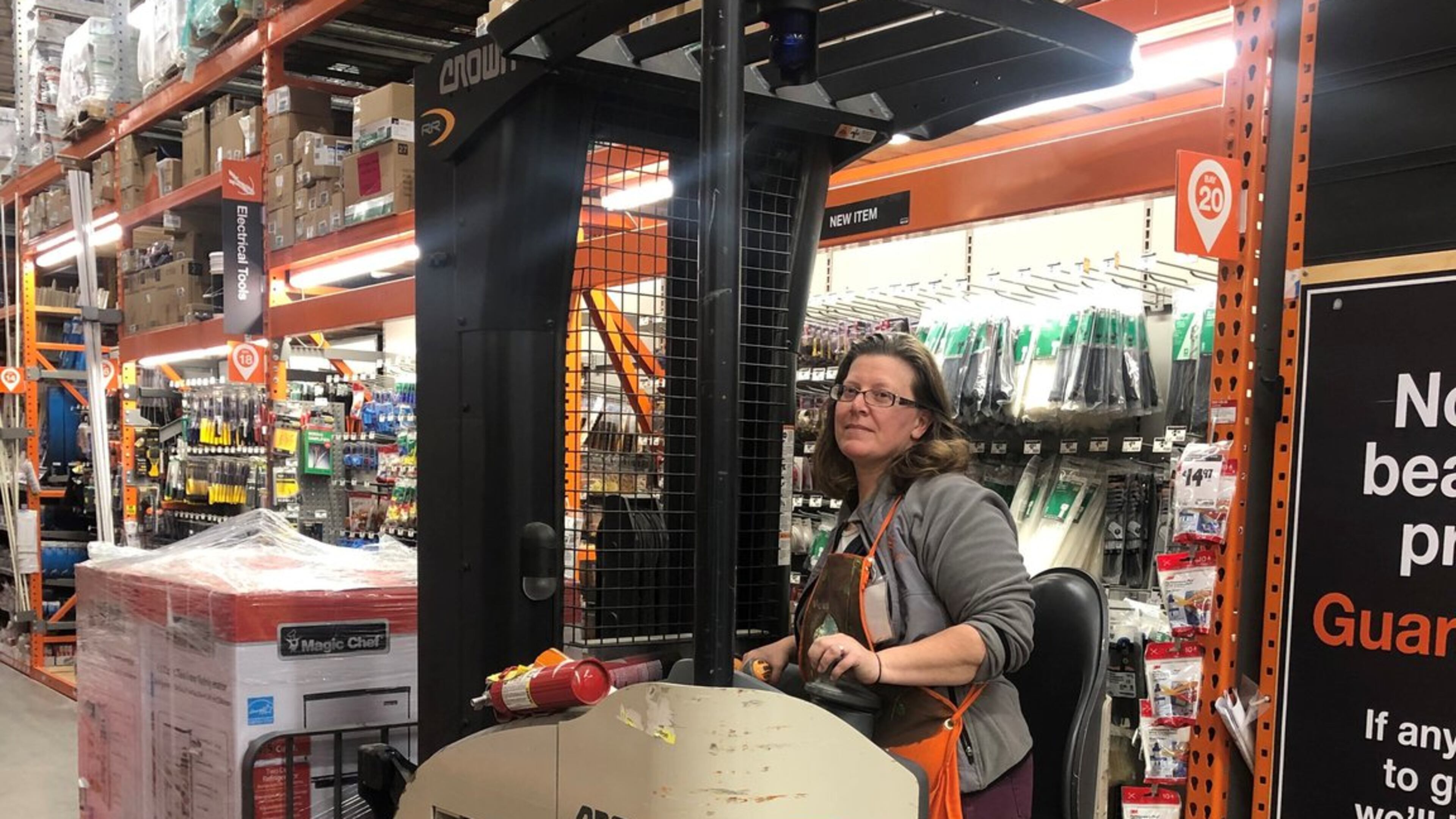 Although she has a bacehlor’s degree in history and minor in political science, Victoria Taylor doesn’t have a teaching certificate so she works part time as a substitute teacher in the Gwinnett County Public Schools System. She’s a full time employee at the Home Depot location in Tucker. Since substitutes don’t get paid unless they work, she’ll try to get more hours at the home improvement store while the district is implementing Digital Learning Days. ARLINDA SMITH BROADY/AJC