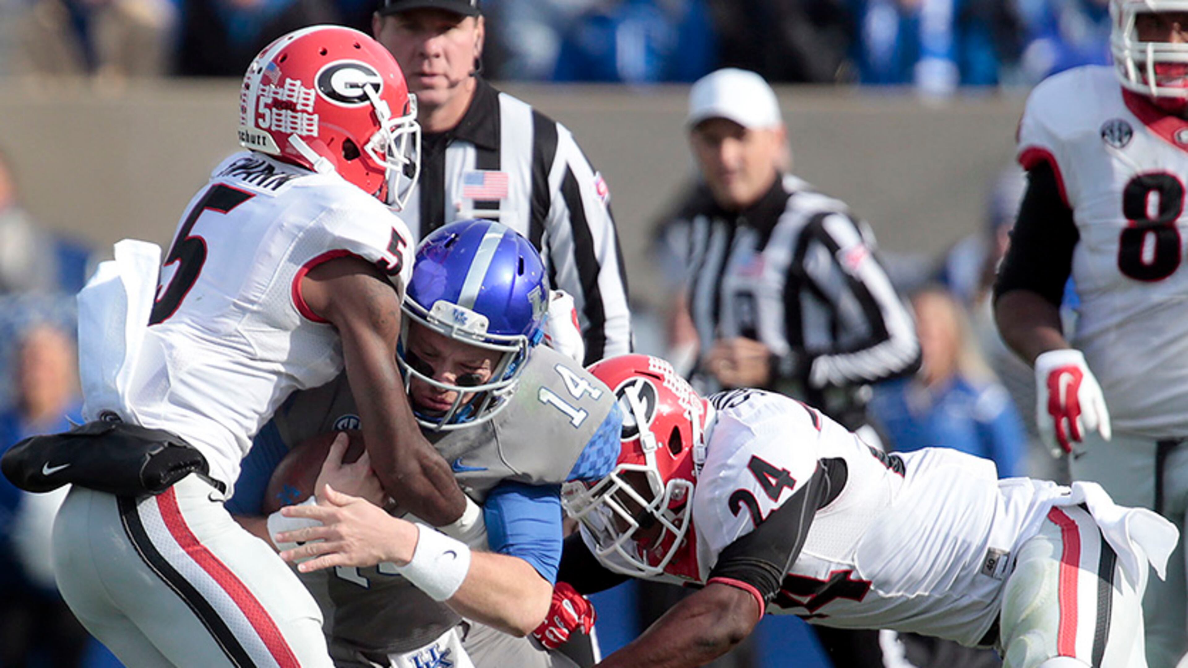 The Bulldogs have improved 24 spots in total defense (21st, 334 ypg), 47 spots in pass defense (13th,181.6), 56 in points allowed (22nd, 21.6), 23 in red zone defense (63, .828) and 19 in third-down defense (47th, .378).