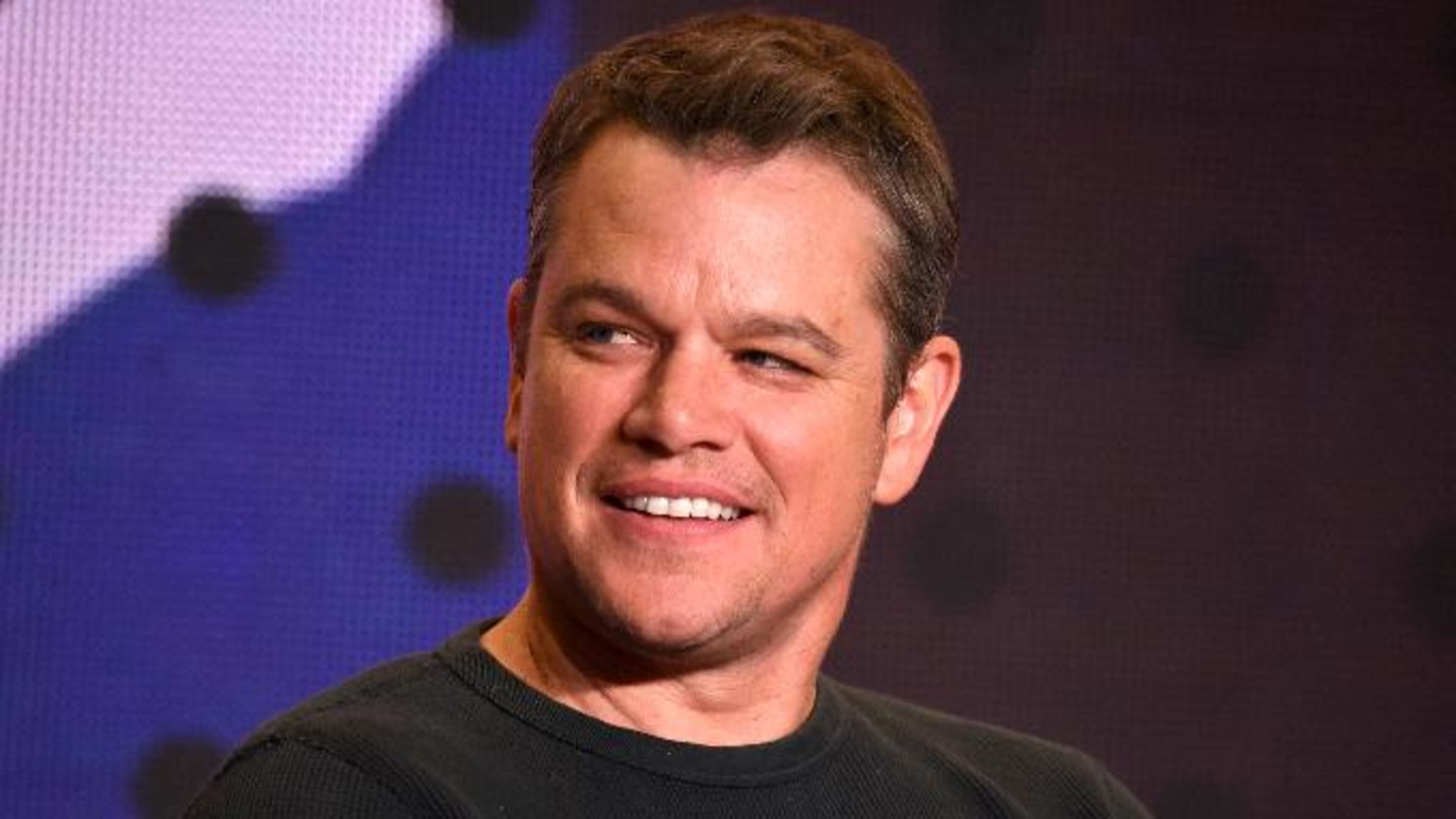 Actor Matt Damon speaks onstage during the "Downsizing" press conference during the 2017 Toronto International Film Festival at TIFF Bell Lightbox on September 10, 2017, in Toronto, Canada.