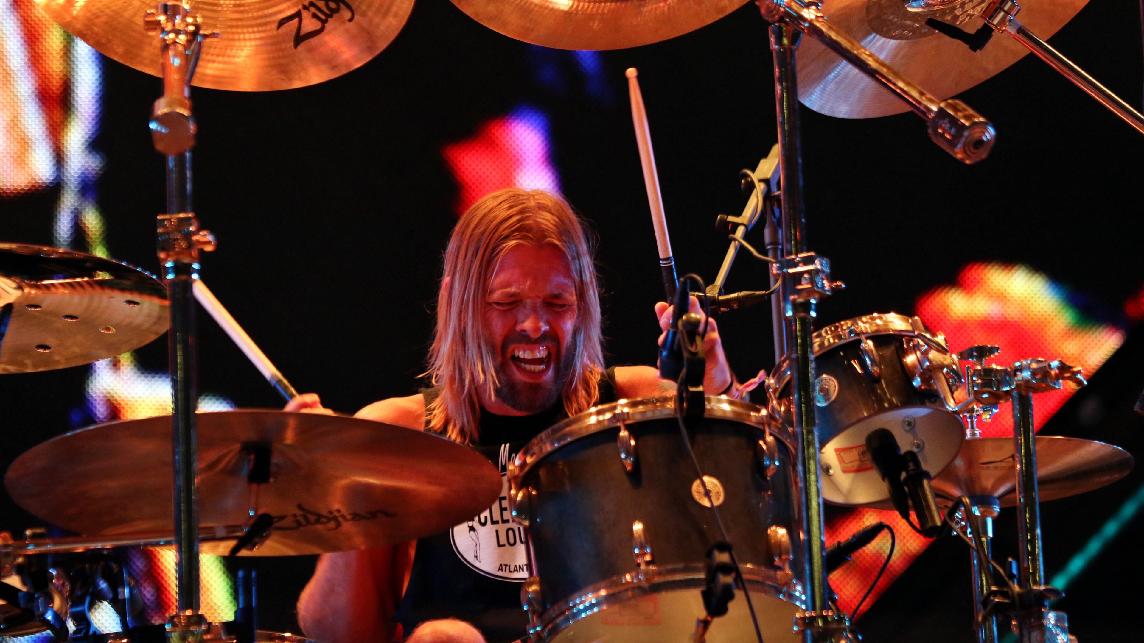 Drummer Taylor Hawkins was masterful behind his kit in a 2018 Atlanta concert. Photo: Robb Cohen Photography & Video /RobbsPhotos.com