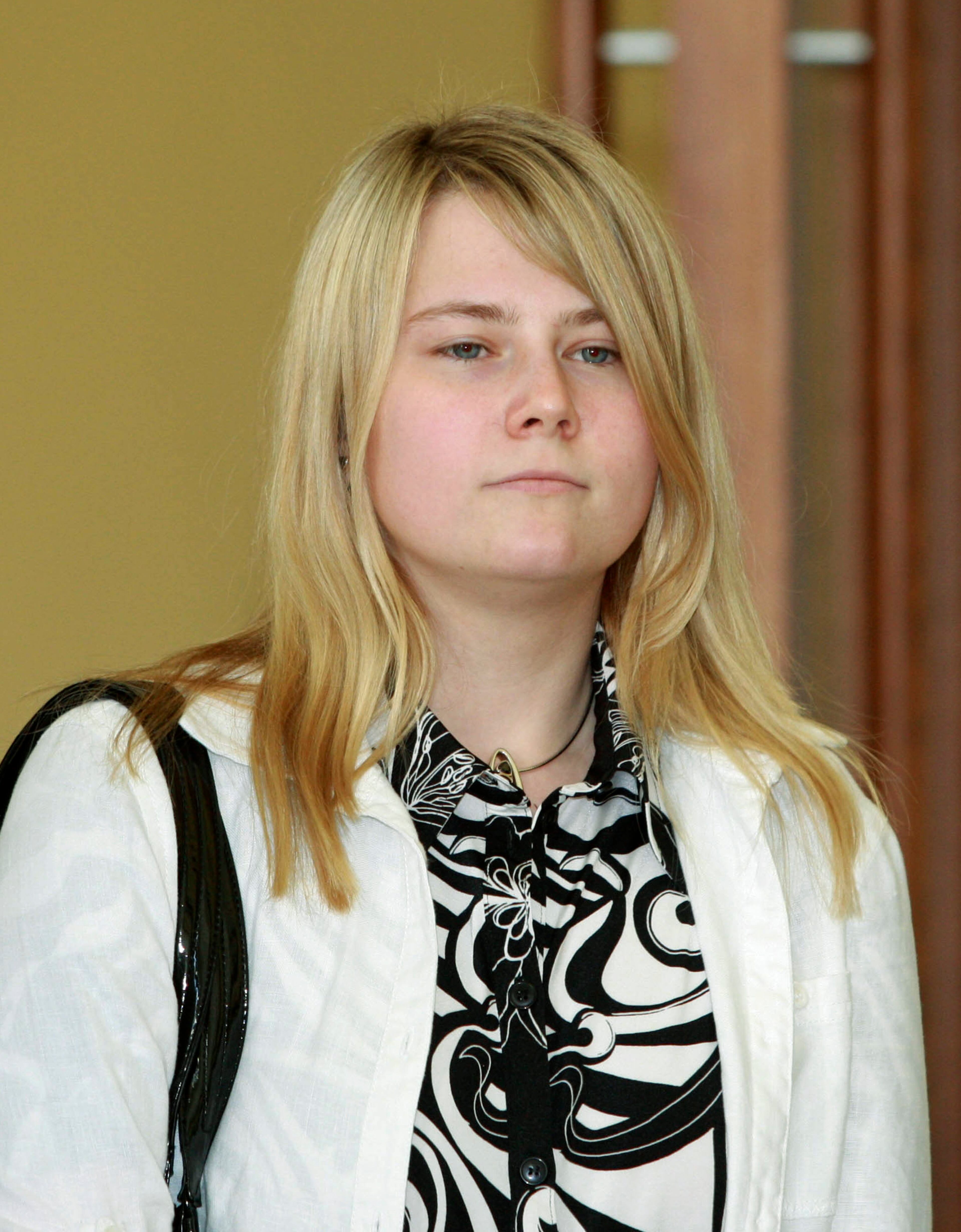 In this May 15, 2008, file photo, former kidnapping victim Natascha Kampusch arrives at the main court in Graz, Austria. Kampusch was held in a secret cellar by her kidnapper for more than eight years, until she escaped in August 2006.