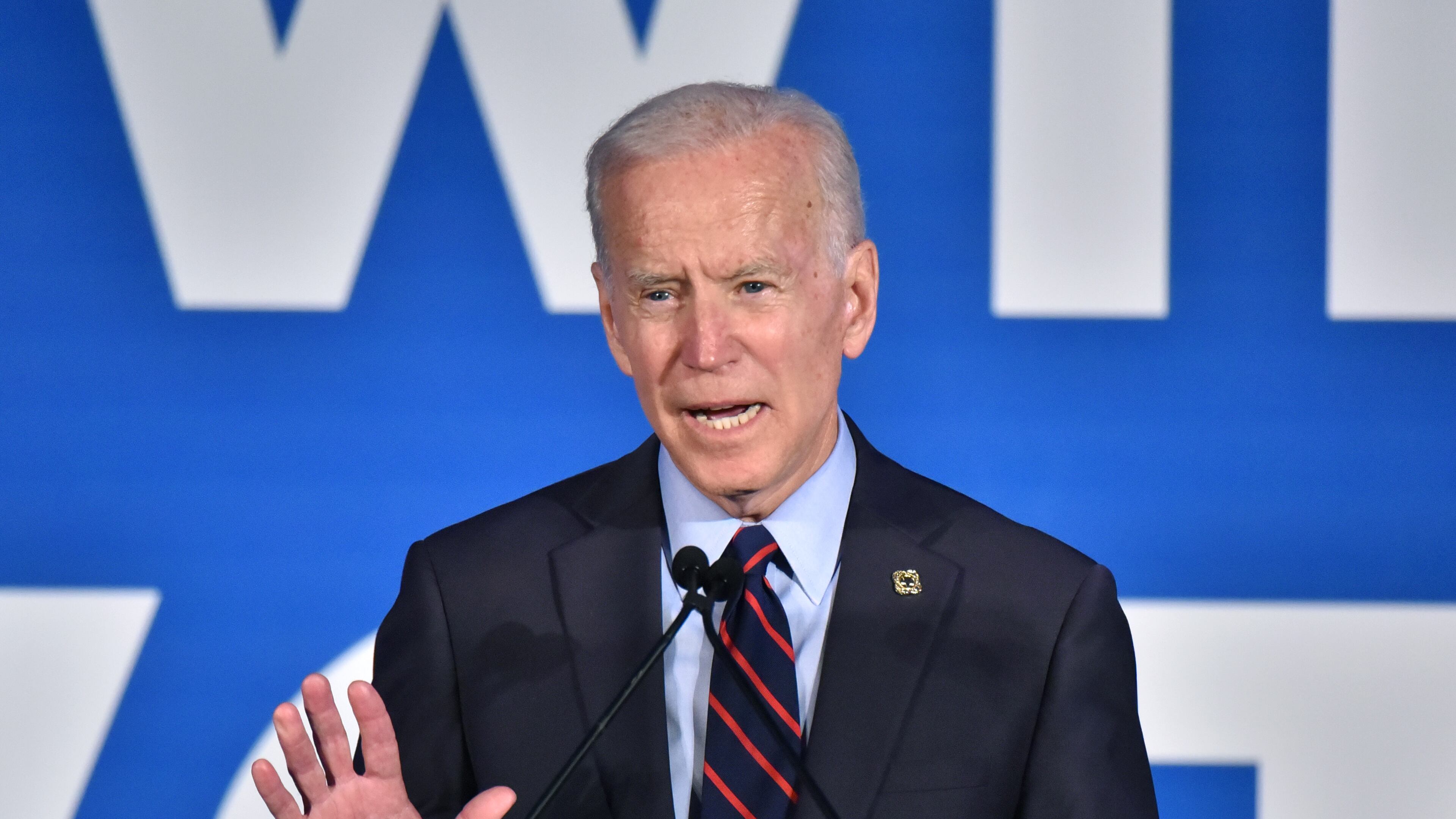 Former Vice President Joe Biden speaks during the DNC's “IWillVote” gala in Atlanta on Thursday. HYOSUB SHIN / HSHIN@AJC.COM