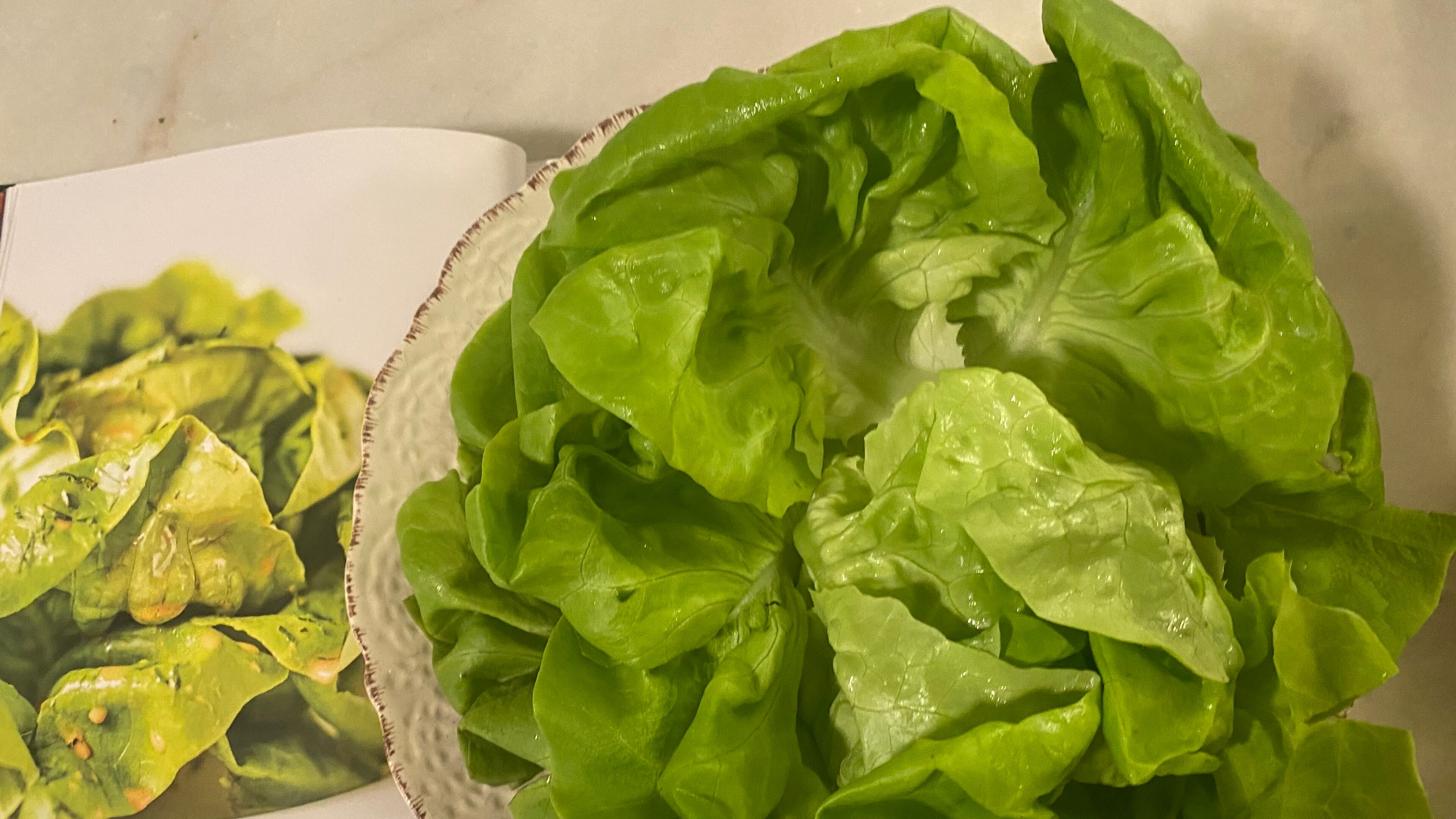 Butter lettuce stars in a simple salad. Ligaya Figueras / ligaya.figueras@ajc.com