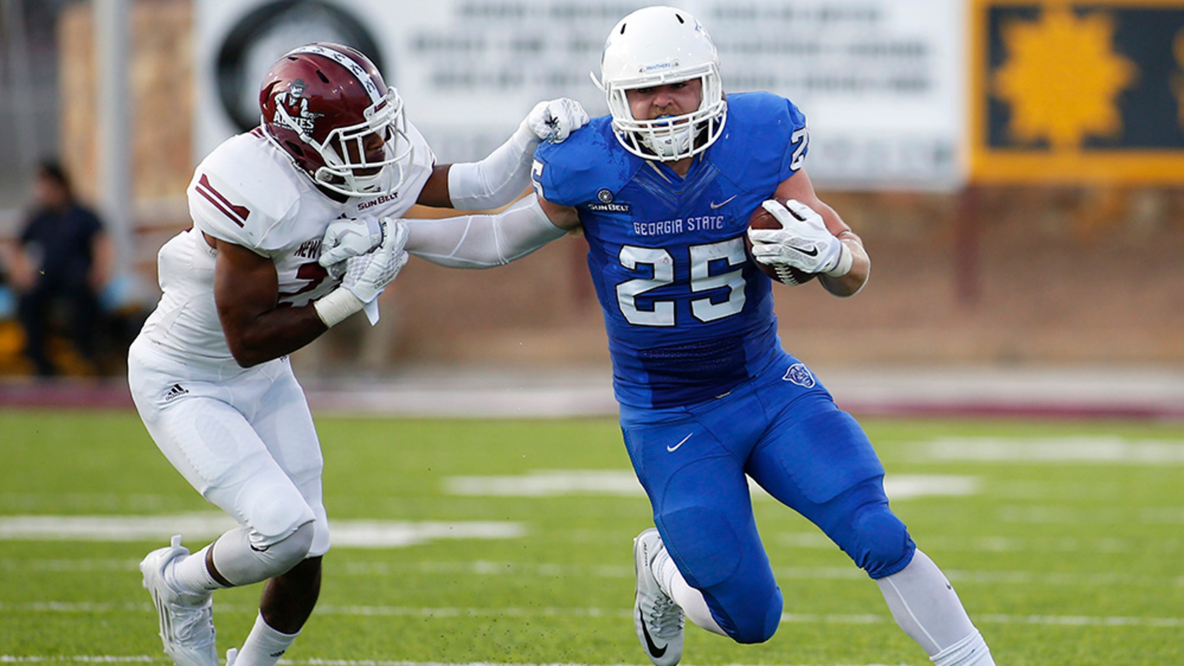 Georgia State running back Kyler Neal contributed to the Panthers' 210 rushing yards in the win over New Mexico State in week 2.