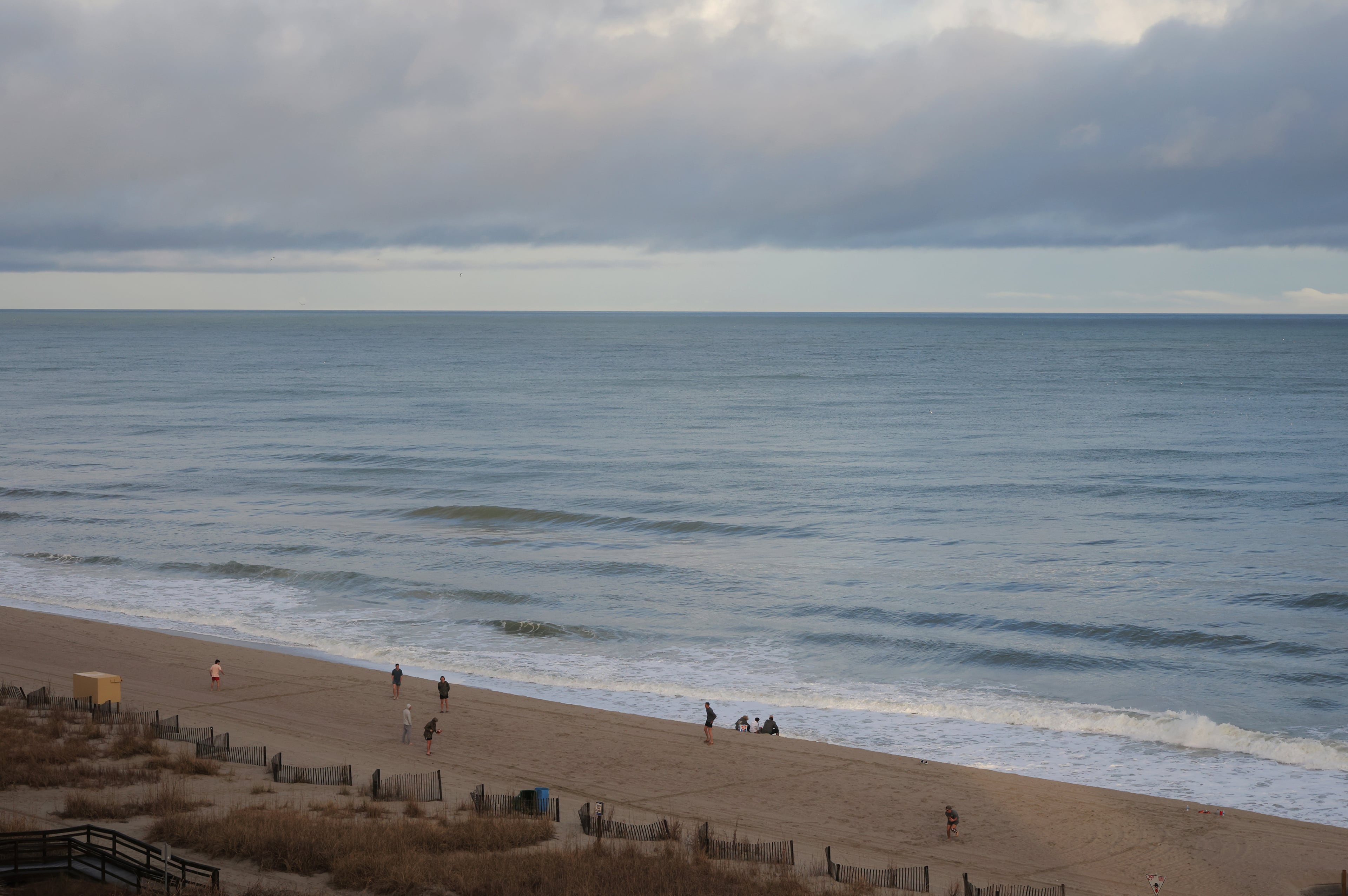 Beachgoers on Myrtle Beach in Myrtle Beach, S.C. on March 10, 2025. (Travis Dove/The New York Times)