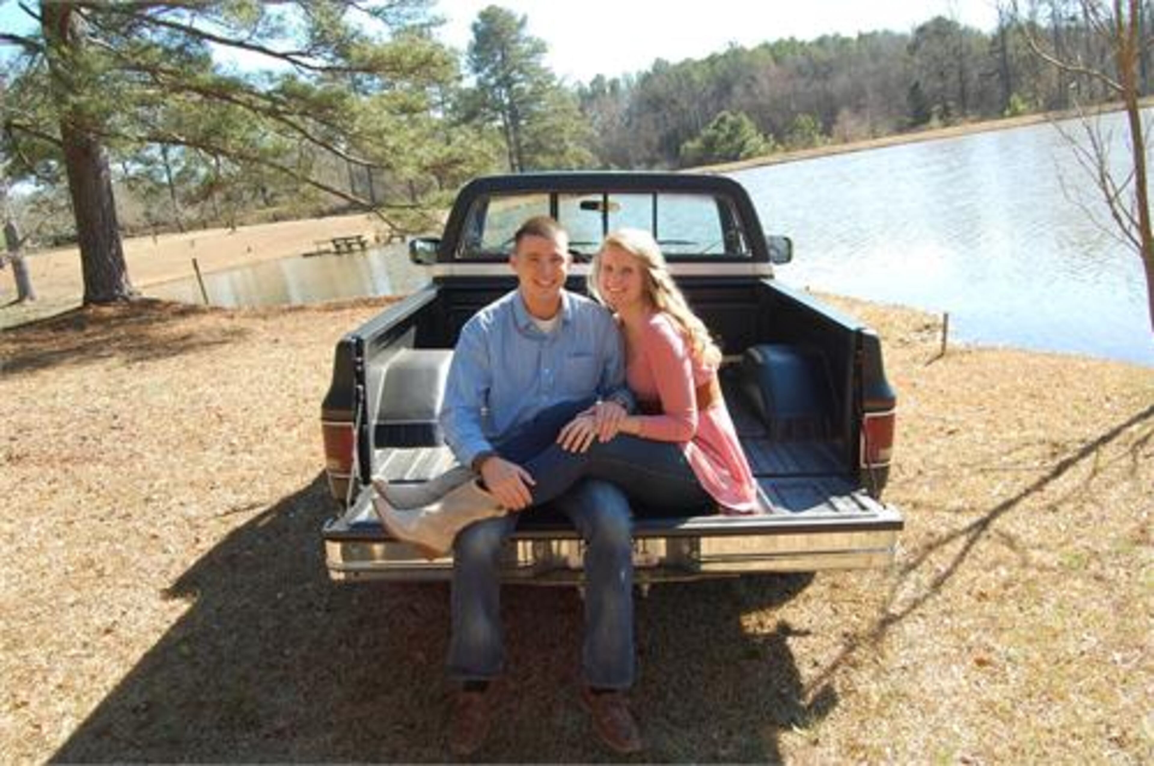 Chris and Jamie Lynn Sparkman from their wedding website photo album. Family photo