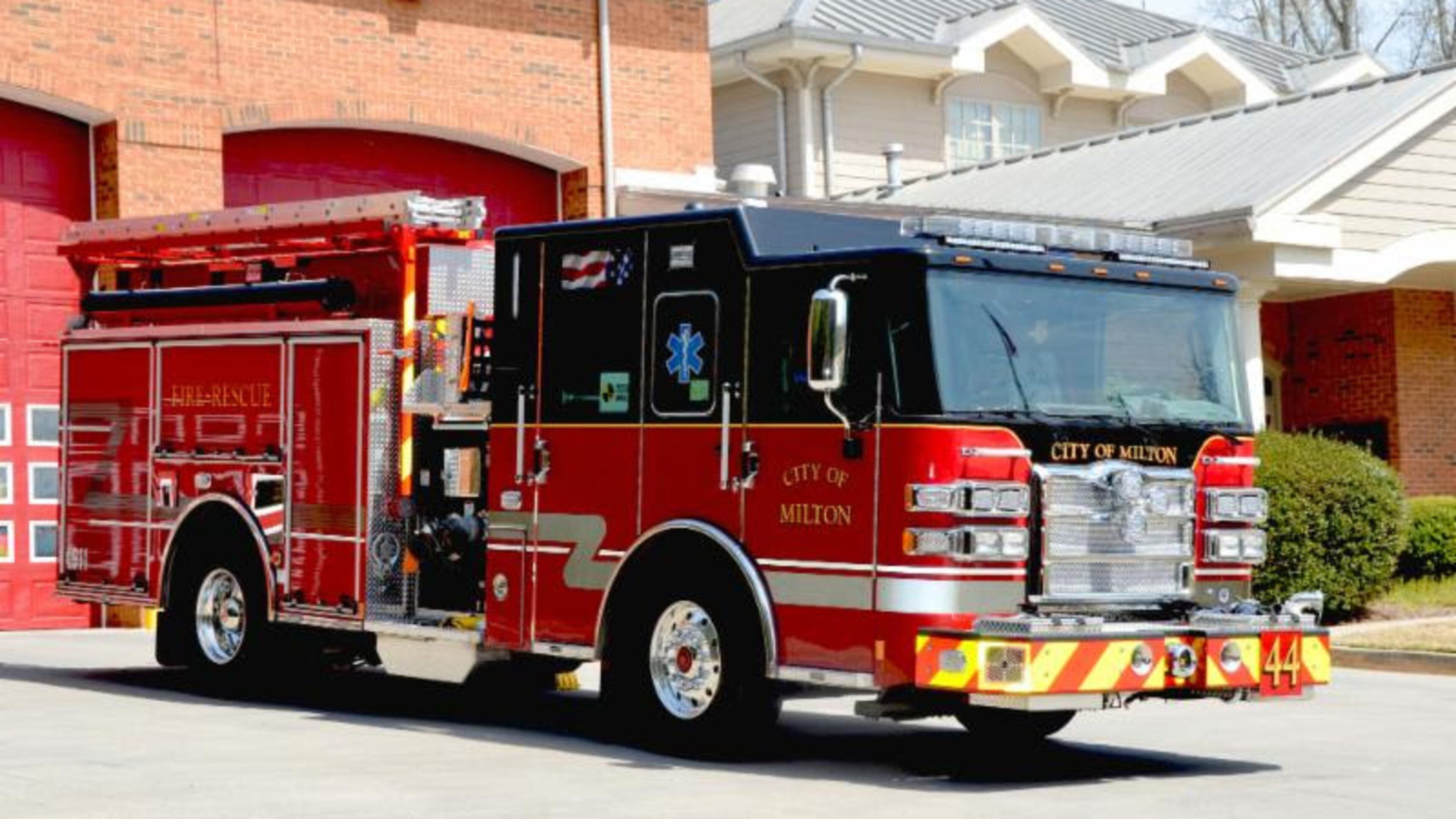 A “push-in” ceremony is set for Thursday, April 11, for a new pumper engine for the Milton Fire-Rescue Department. CITY OF MILTON