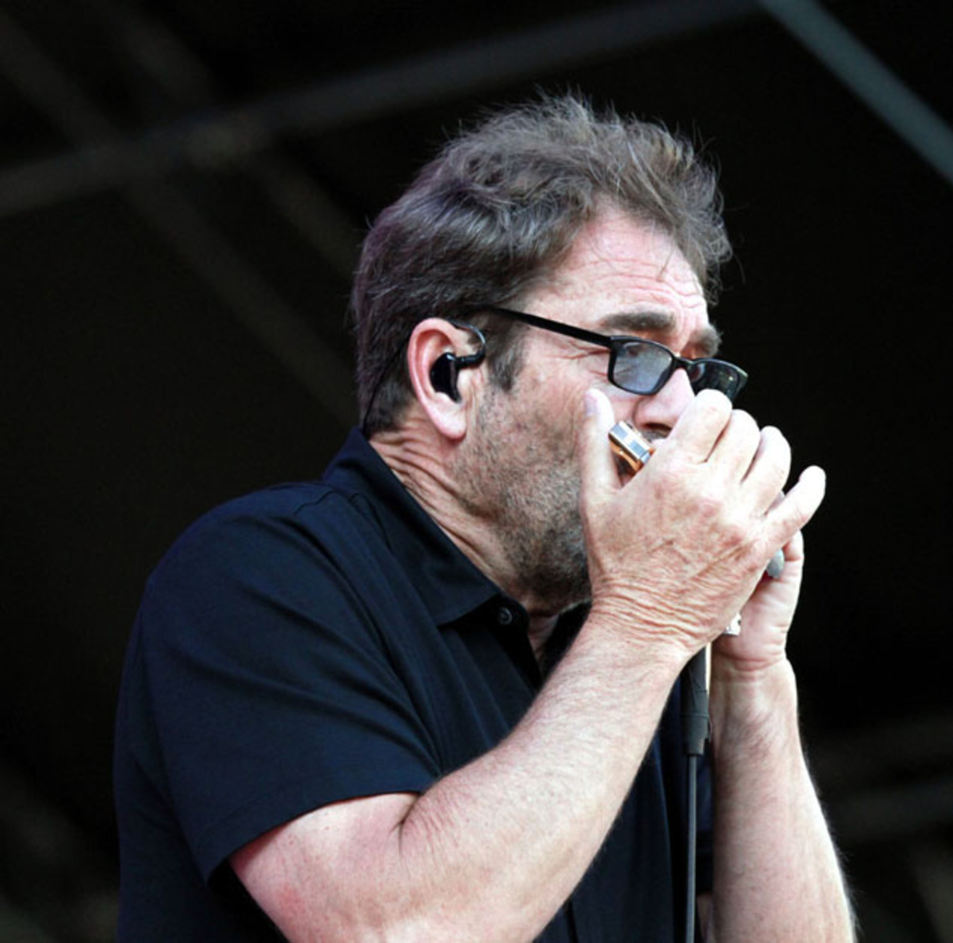Huey Lewis & the News perform. The fourth annual Shaky Knees Music Fest took over Centennial Olympic Park for three days of music offerings on four stages. Day Two was another beautiful day; Saturday, May 14, 2016, featured My Morning Jacket, Walk the Moon, The Decemberists, Huey Lewis & the News, Foals, The Dear Hunter and many more artists. Robb Cohen Photography & Video /www.RobbsPhotos.com