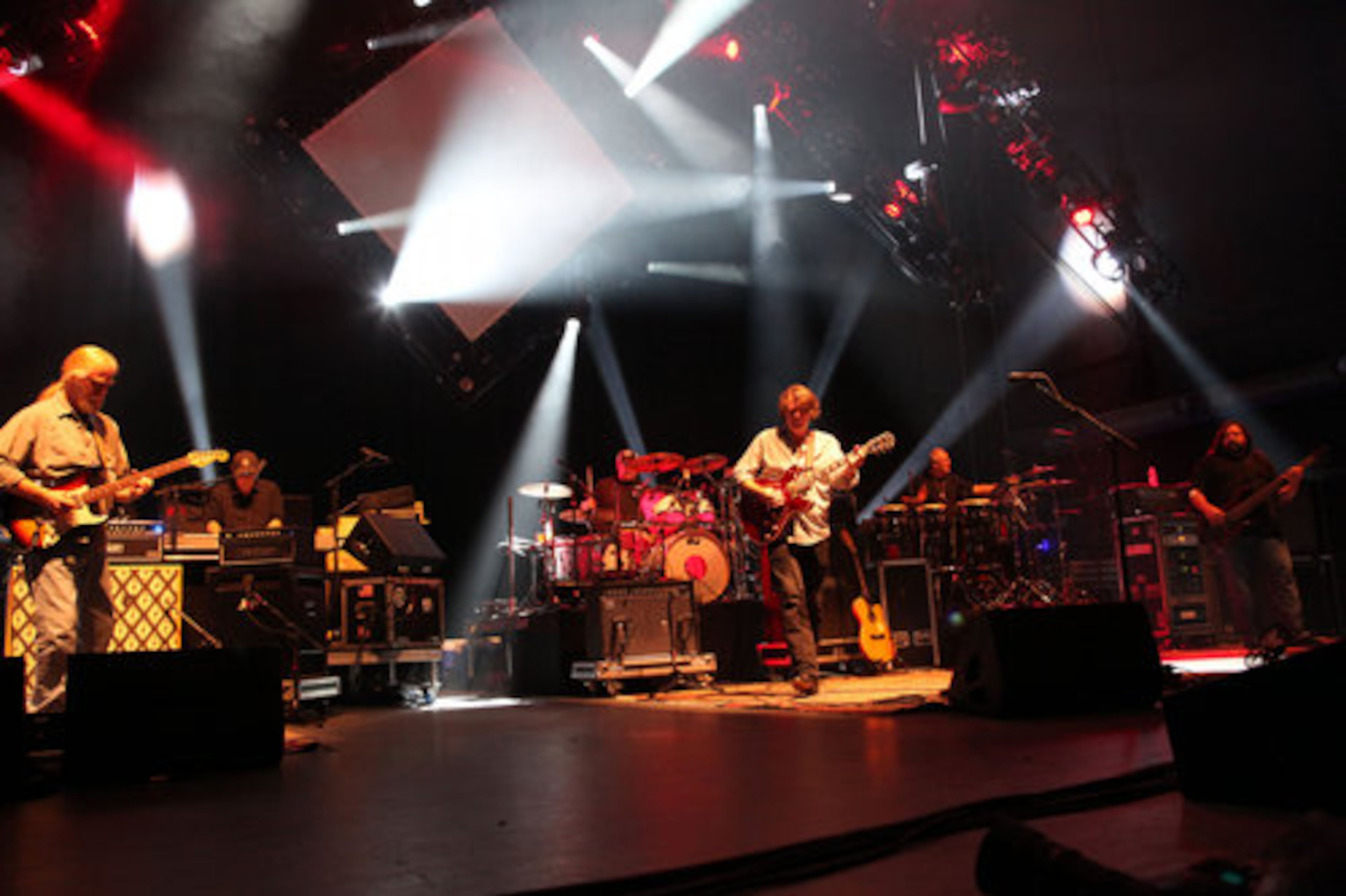 2010: Widespread Panic jams out on "Pleas" in September 2010 in Alpharetta. The band formed in 1986 in Athens, and has become one of the elite jam bands in America.