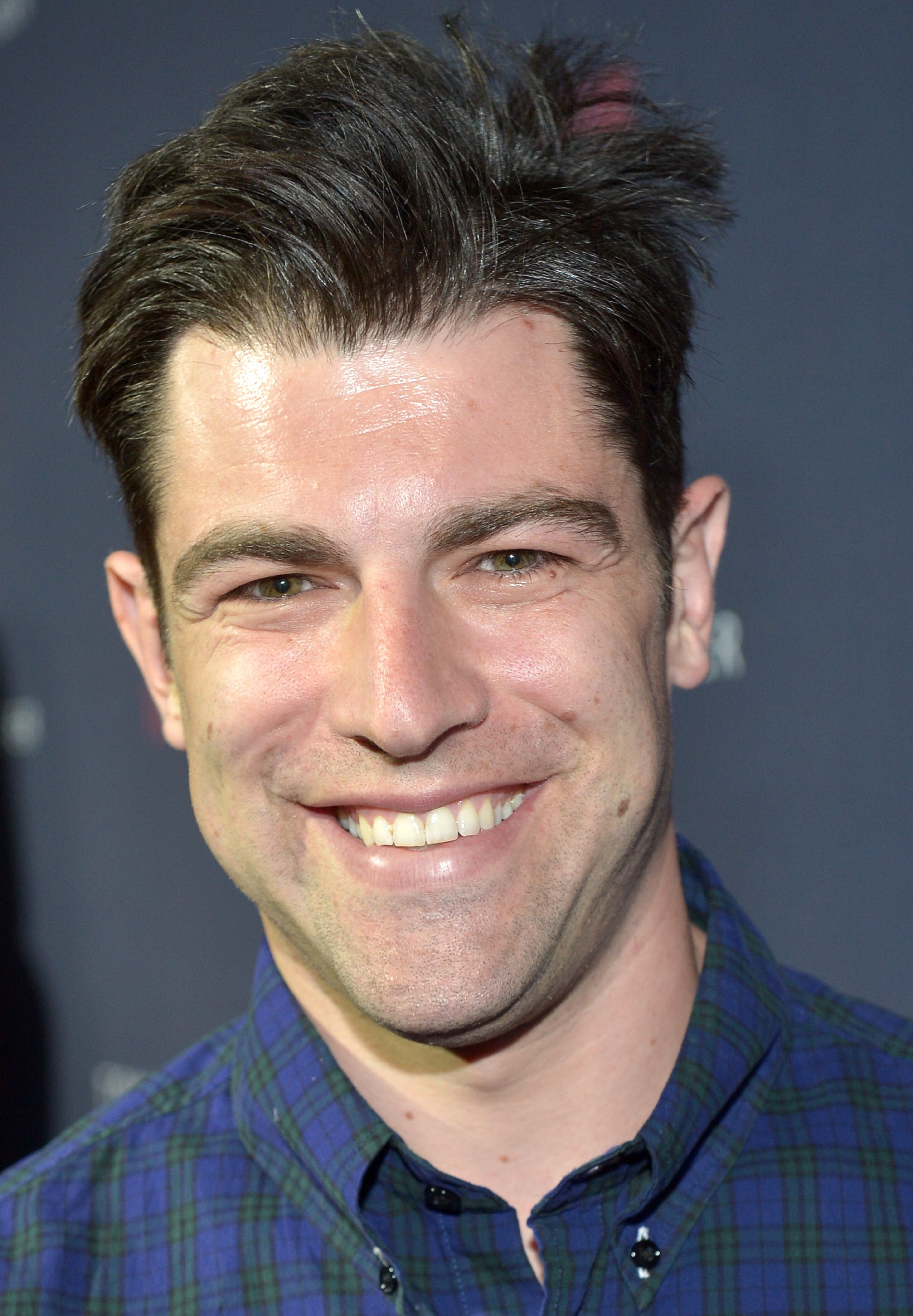 WEST HOLLYWOOD, CA - APRIL 09: Actor Max Greenfield attends the Zooey Deschanel for Tommy Hilfiger Collection launch event at The London Hotel on April 9, 2014 in West Hollywood, California. (Photo by Charley Gallay/Getty Images for Tommy Hilfiger)