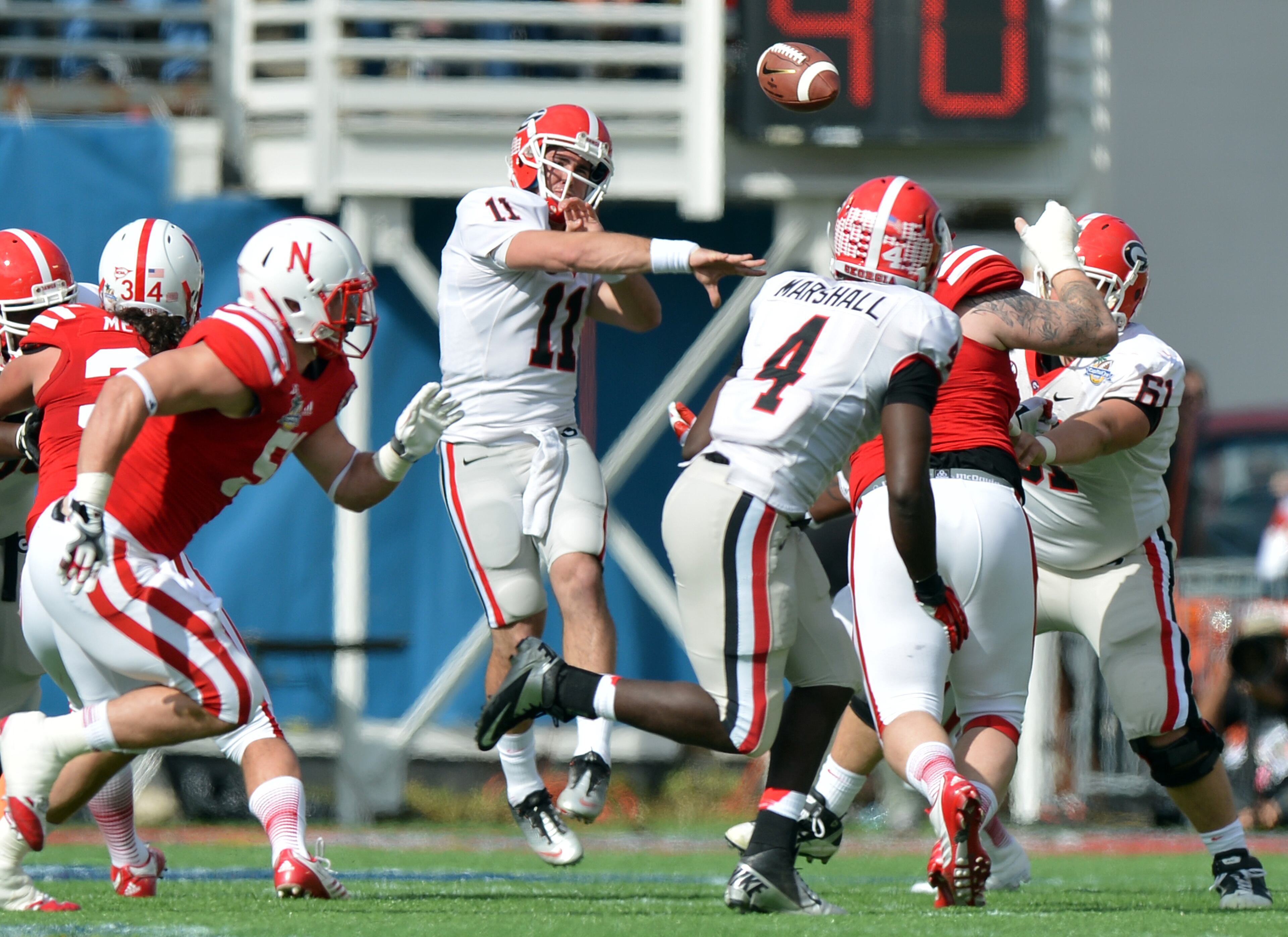 Aaron Murray is down to 207 pounds from the 215 he played at in the Capital One Bowl win over Nebraska.
