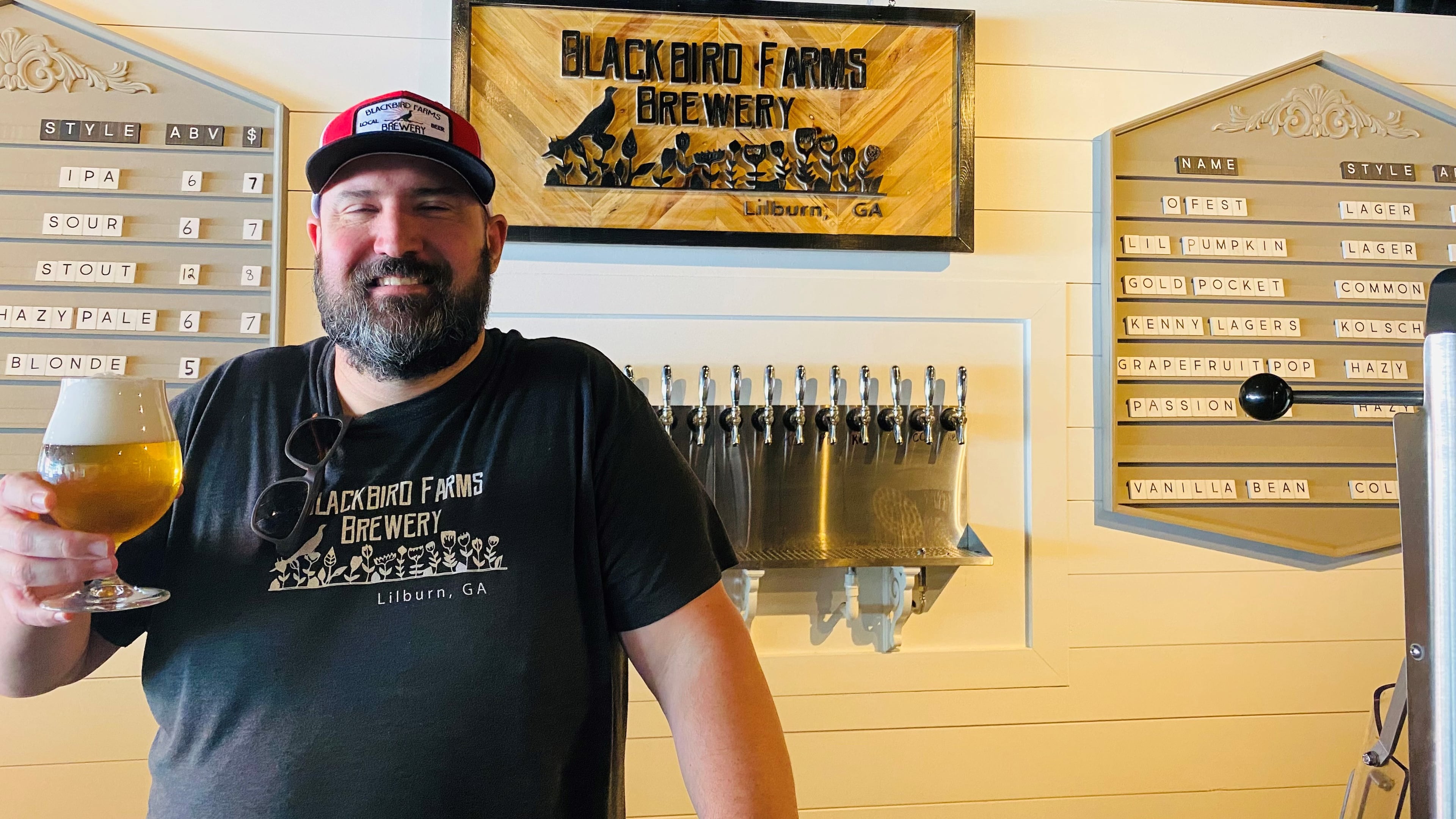 Owner and brewmaster Matt Williams is working to keep the doors open at Blackbird Farms Brewery. / Bob Townsend for the Atlanta Journal-Constitution