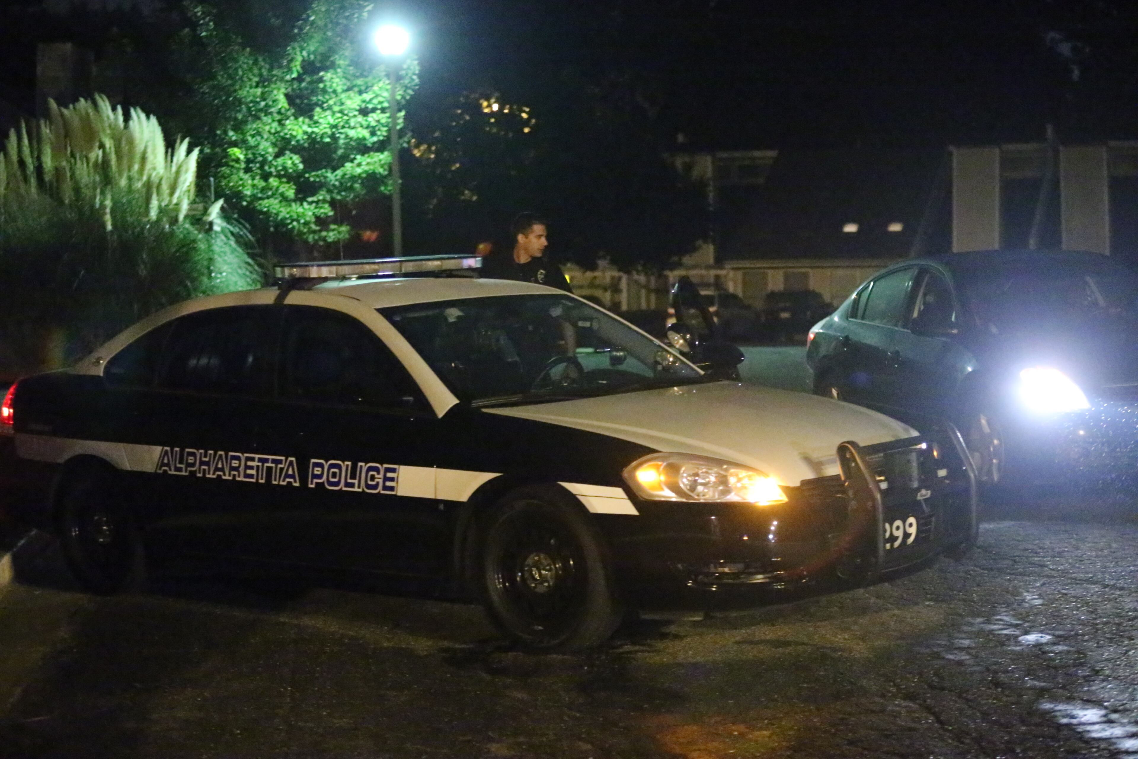 Police Tuesday were investigating the early morning shooting of a man outside an Alpharetta condominium. The shooting happened shortly before 3:30 a.m. Tuesday on Planter’s Ridge Lane, in the Planter’s Ridge condo complex, according to Alpharetta police spokesman George Gordon.