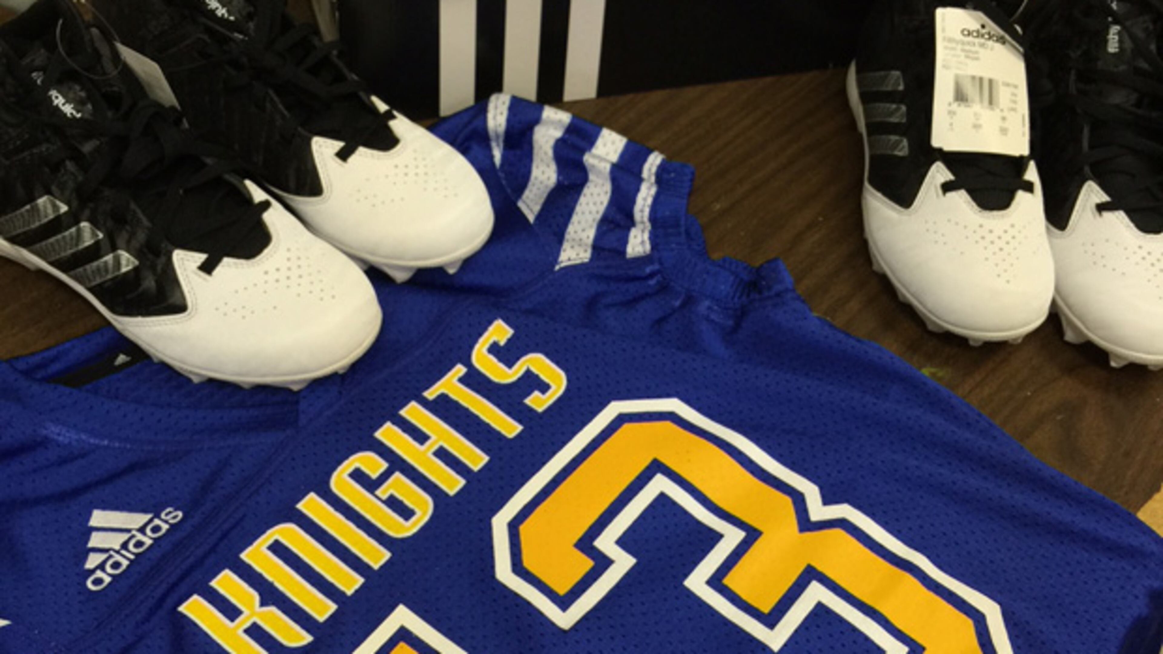 A week before Warren Avenue Pee Wee Football league's first game 2 weeks ago, 200 brand new uniforms showed up along with 130 pairs of shoes.