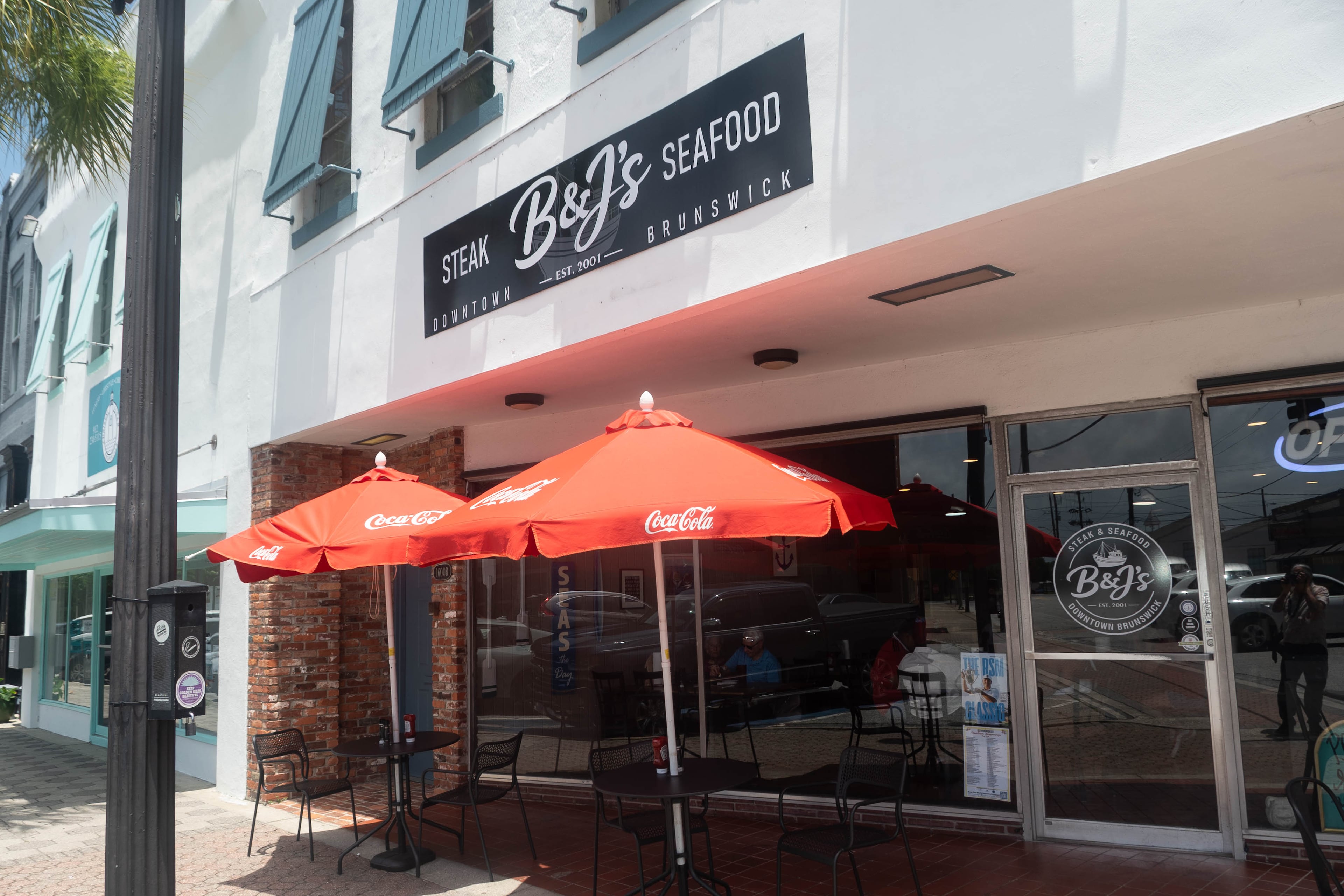 B&J's Steak and Seafood opened its second location in downtown Brunswick in late April. (Bill Dawers for the AJC)