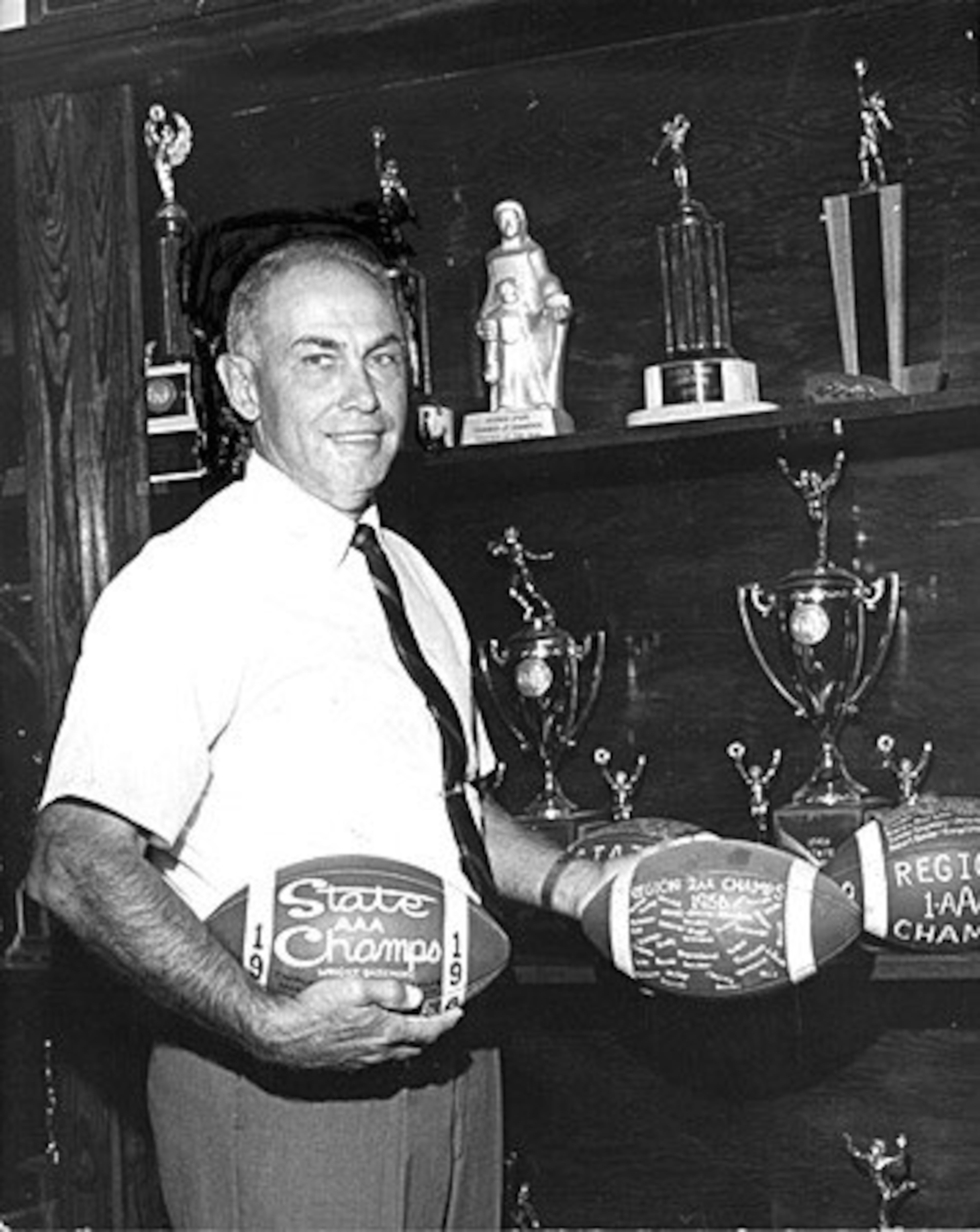 There's a reason Valdosta has long been called "Winnersville" and with ESPN dubbing the South Georgia city 'TitleTown,' the tradition continues. The lion's share of Valdosta titles came as legendary Valdosta High football coach Wright Bazemore (here, in 1971) posted a 268-51-7 record with 14 state titles and three national titles from 1941 to '71 with the Wildcats. In all, the 'Cats have won 21 state football championships from 1940-2003.