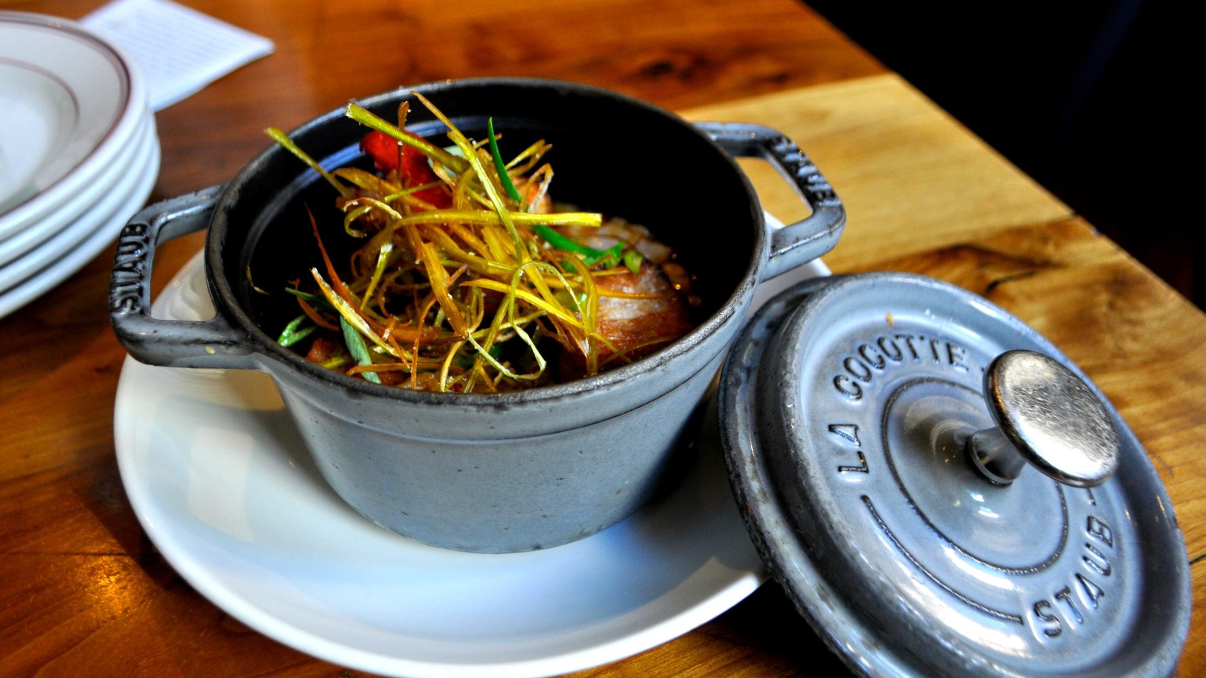 Lobster rice porridge at Lure was inspired by a Chinese style of congee.