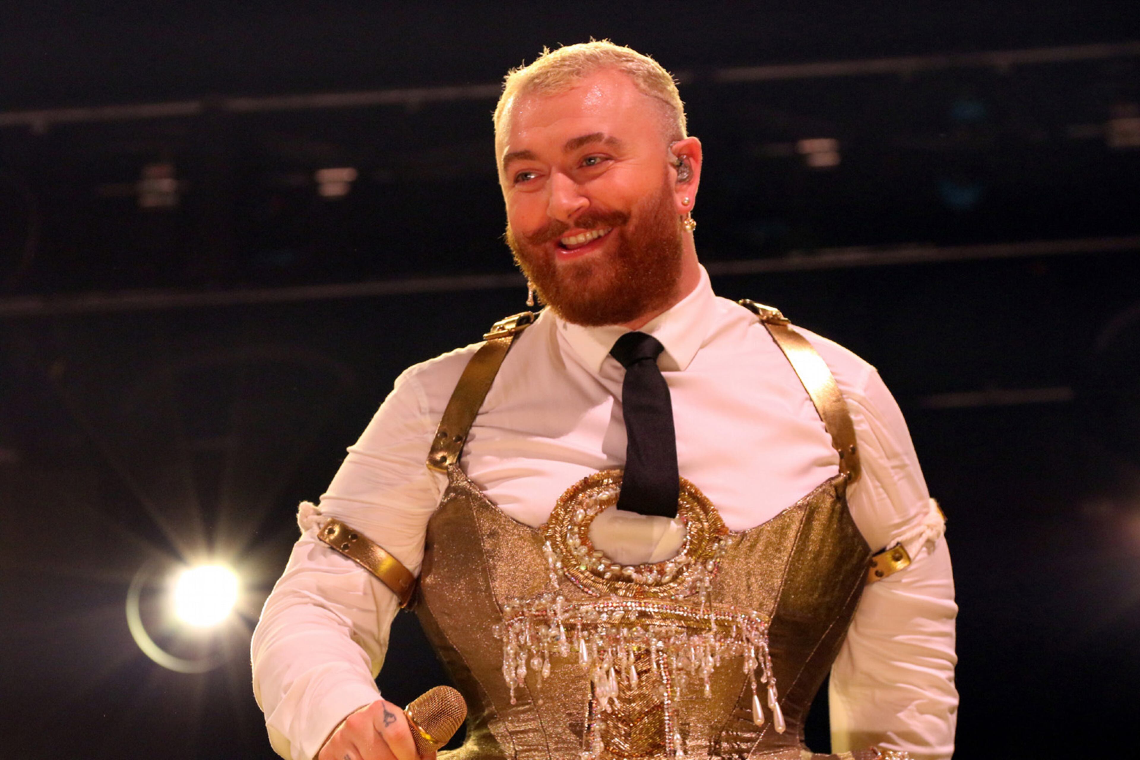 Grammy- and Oscar-winning singer/songwriter Sam Smith brought "GLORIA the tour" to Gas South Arena in Gwinnett County on Friday, July 28, 2023. (Photo: Robb Cohen for The Atlanta Journal-Constitution)