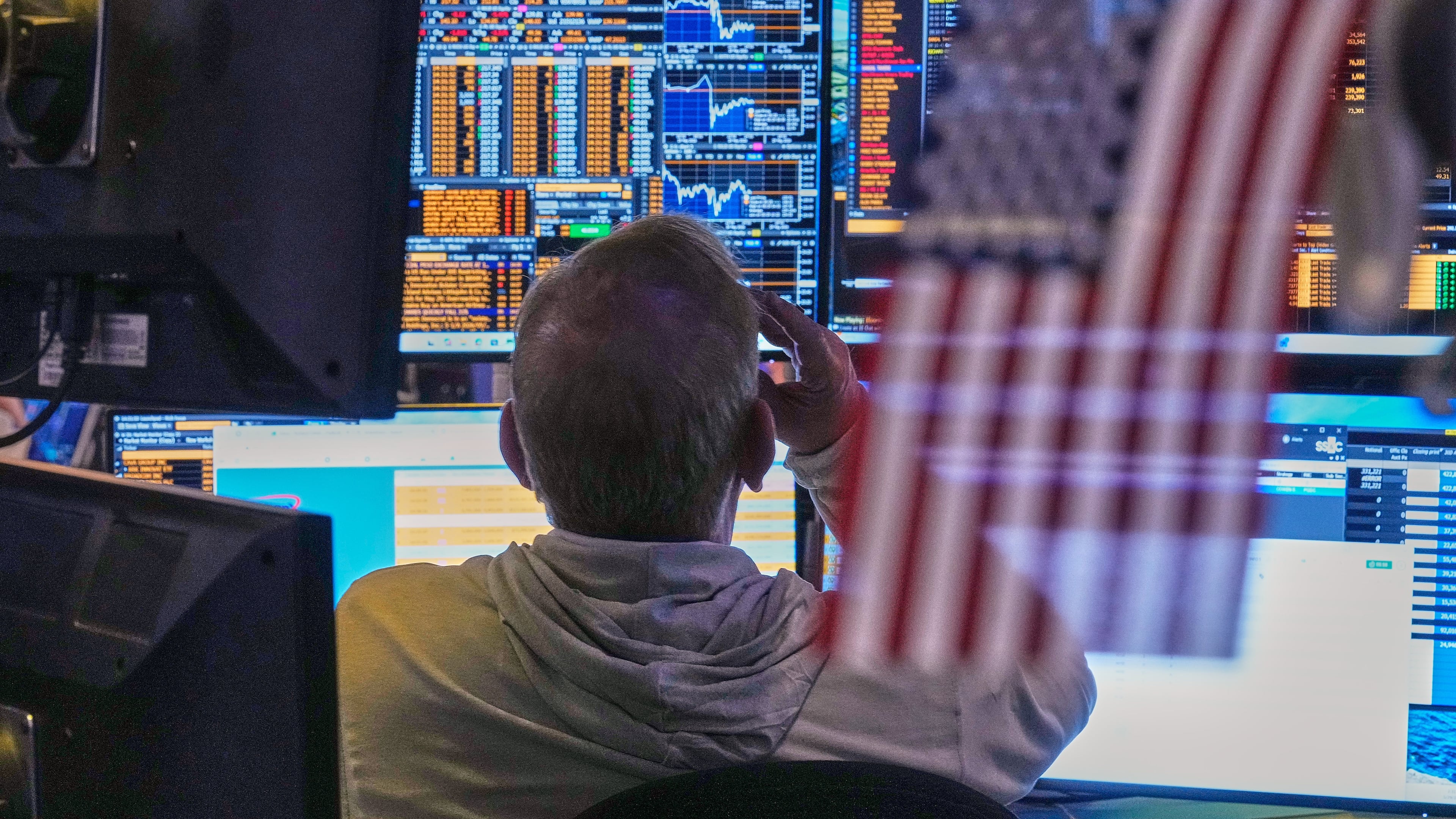 Trader Richard Cohen works on the floor of the New York Stock Exchange, Friday, May 29, 2026. (AP Photo/Richard Drew)