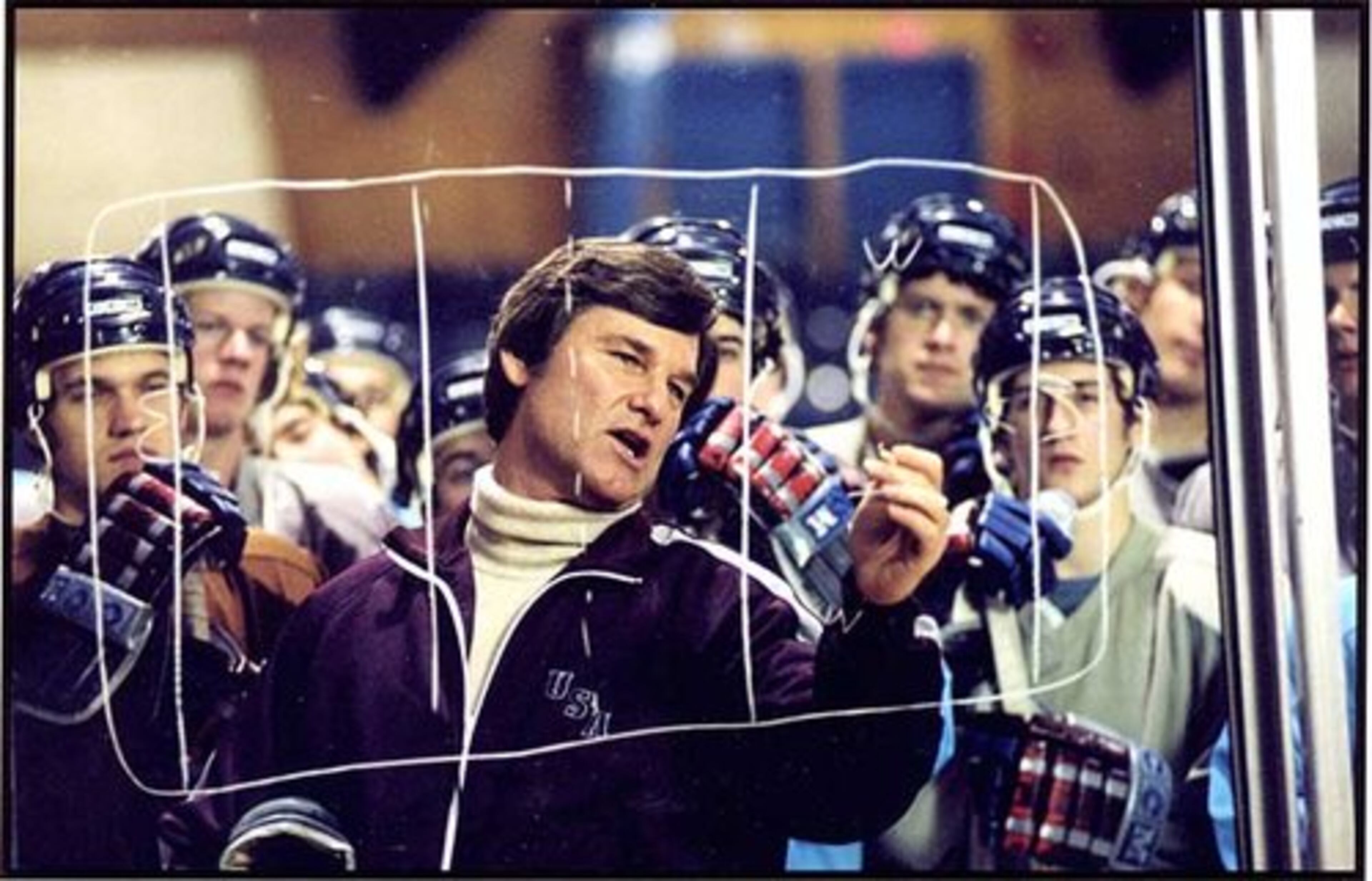 No. 7: Coach Brooks in "Miracle" -- Hockey isn't our first love, but listening to Kurt Russell in this film makes us want to fight communism.