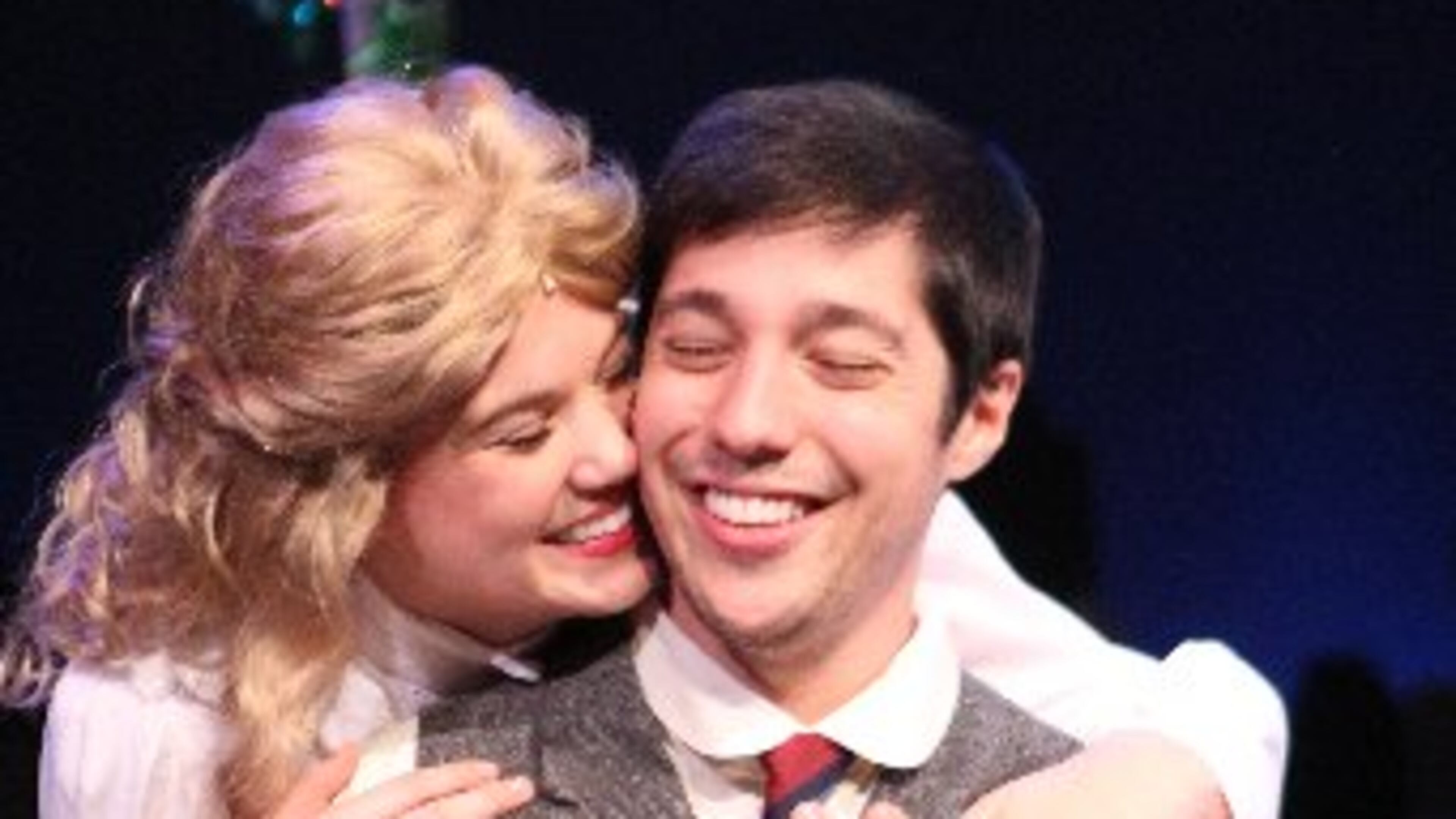 Caroline Freedlund and Nick Arapoglou play a young married couple, Jim and Della, in the Theatrical Outfit production of "The Gifts of the Magi." CONTRIBUTED BY THEATRICAL OUTFIT