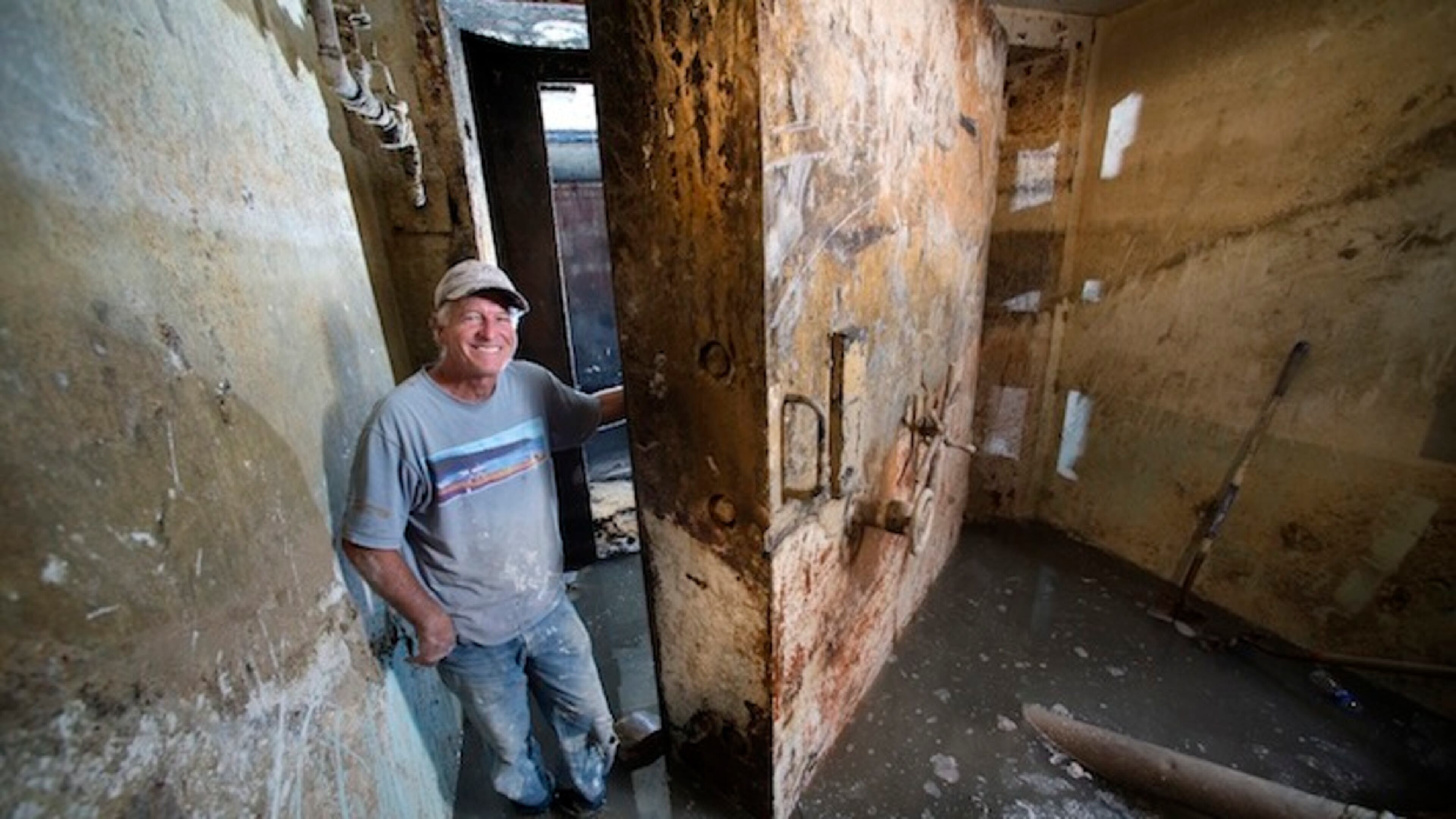 It took two years of fighting red tape into months of excavating concrete and water, but Russ Nielsen was determined to find out what was inside this long-ago decommissioned missile launch complex in central Missouri. (Joe Ledford/Kansas City Star/TNS)