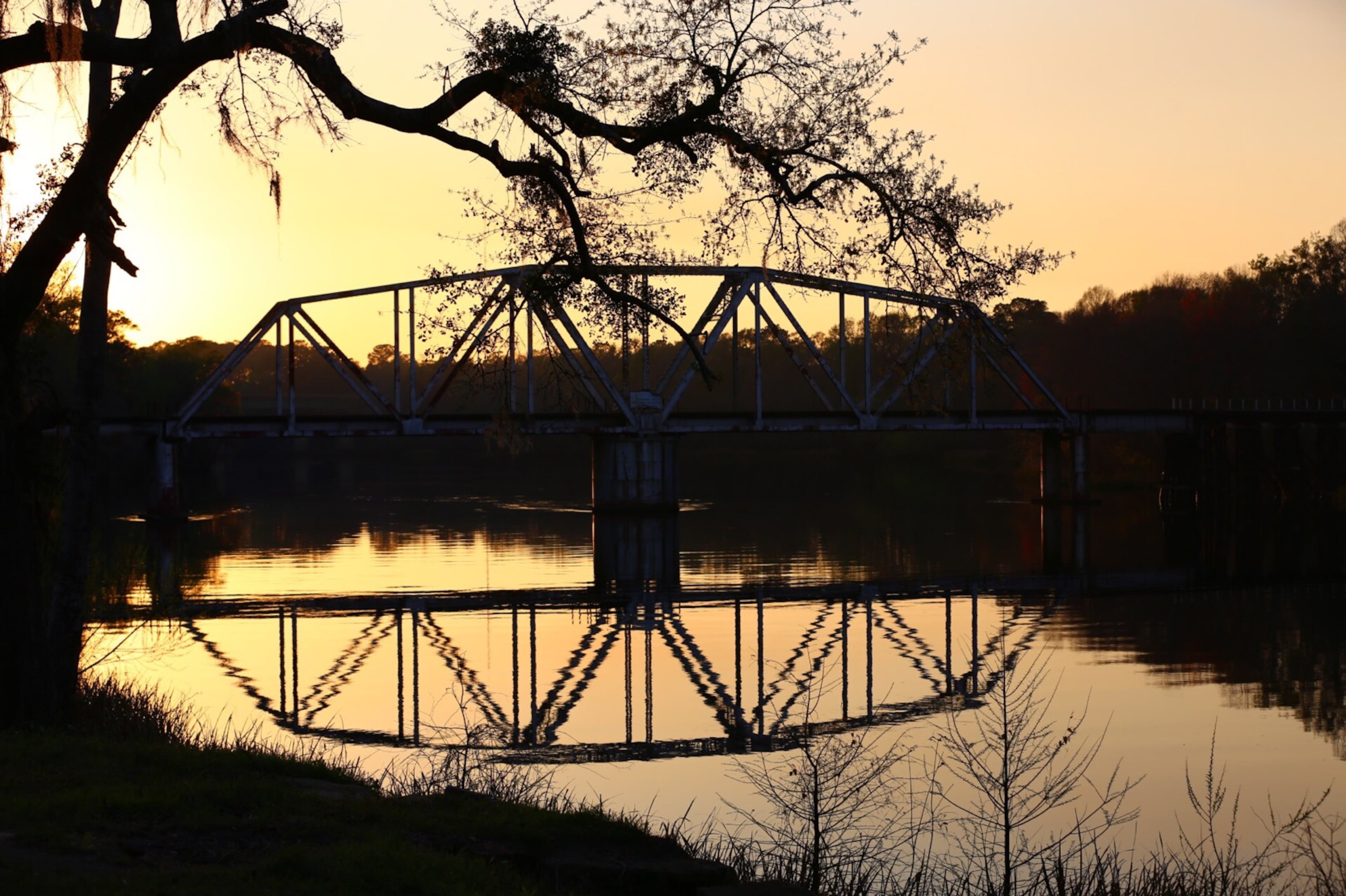 The Flint River in far southwest Georgia at Bainbridge. Photo courtesy of Bainbridge Convention & Visitors Bureau