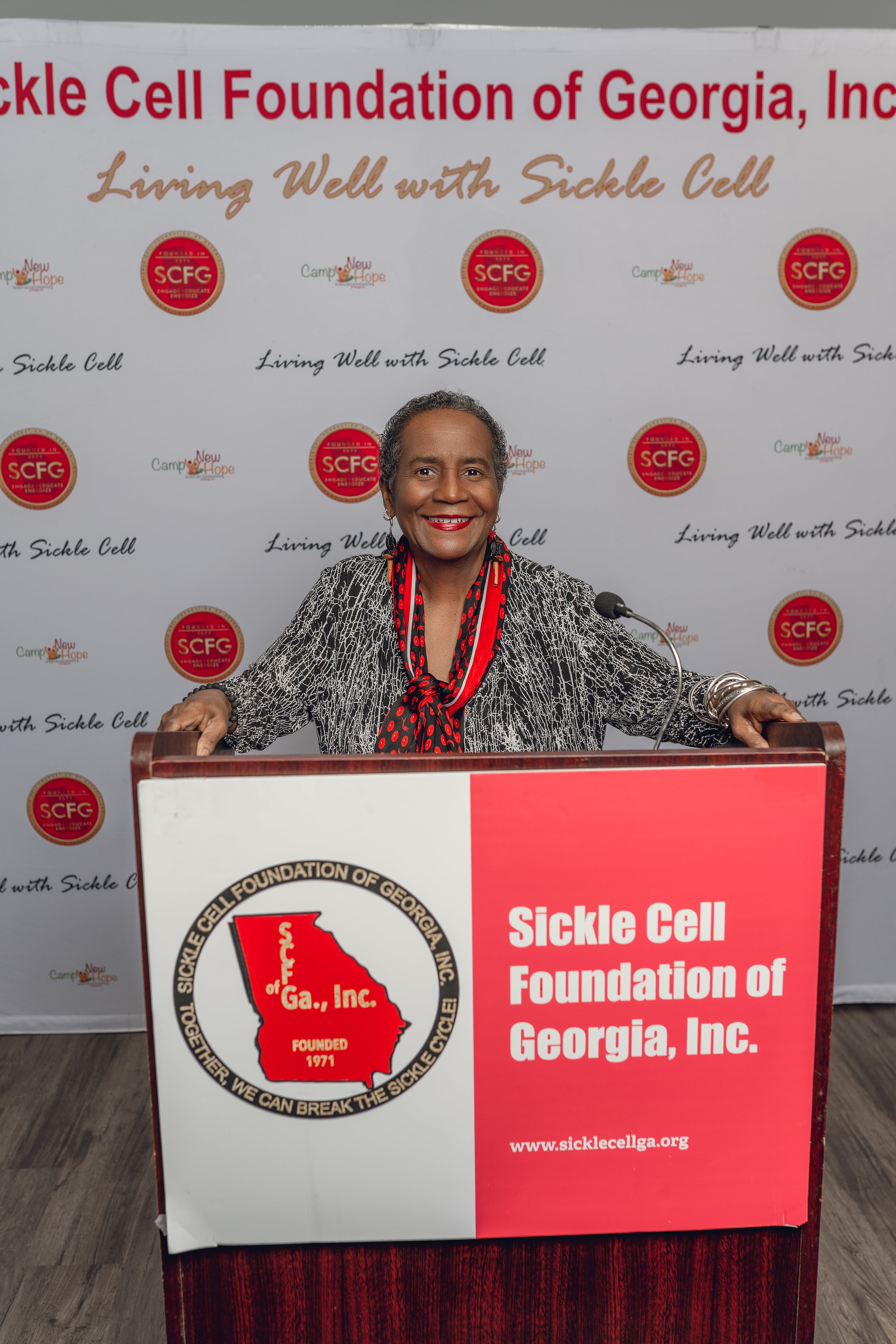 Jackie George is the Sickle Cell Foundation of Georgia, Inc.'s certified hemoglobinopathy counselor. (Courtesy)