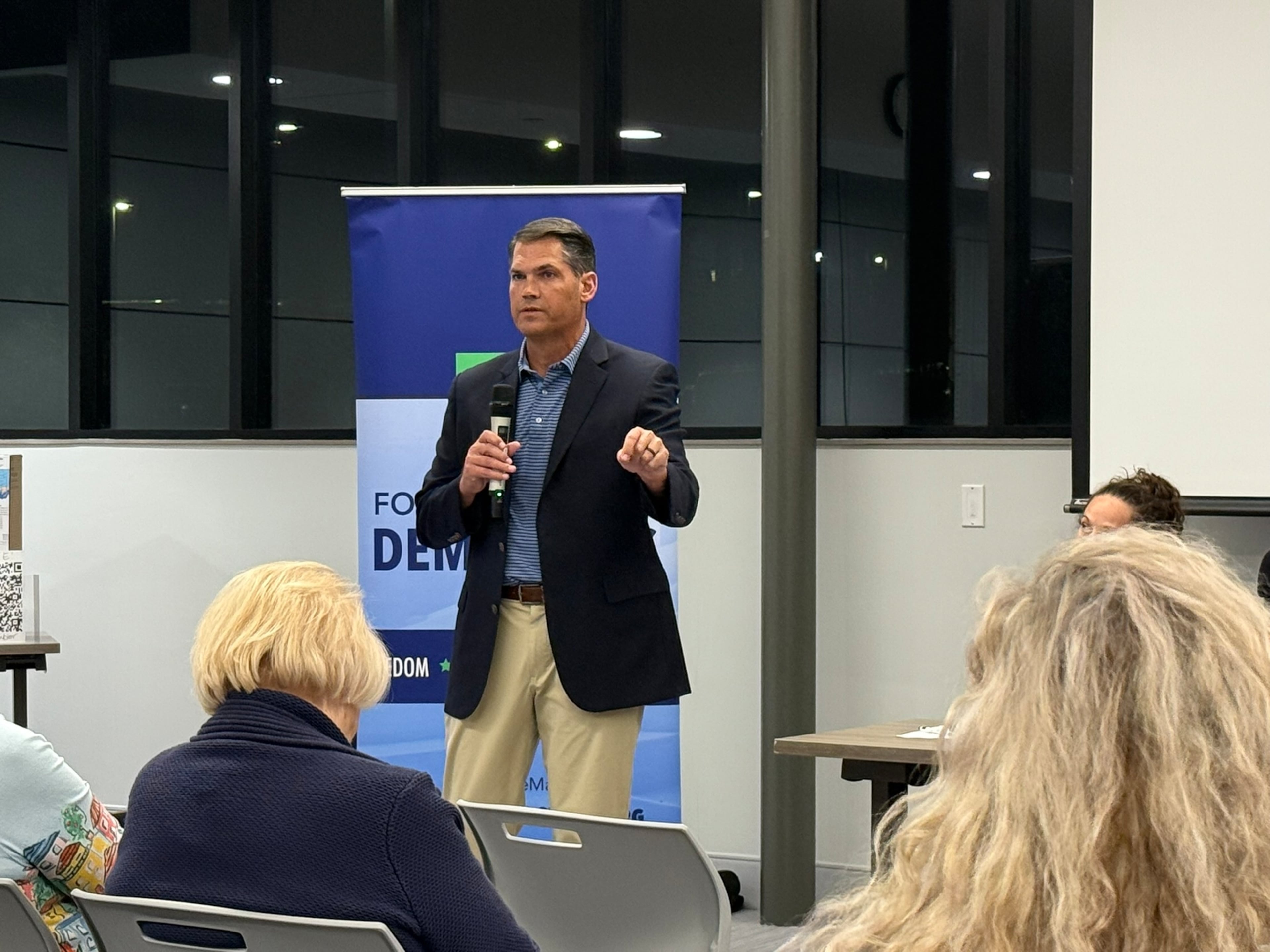 Former Lt. Gov. Geoff Duncan is a Democratic candidate for governor. (Greg Bluestein/AJC)