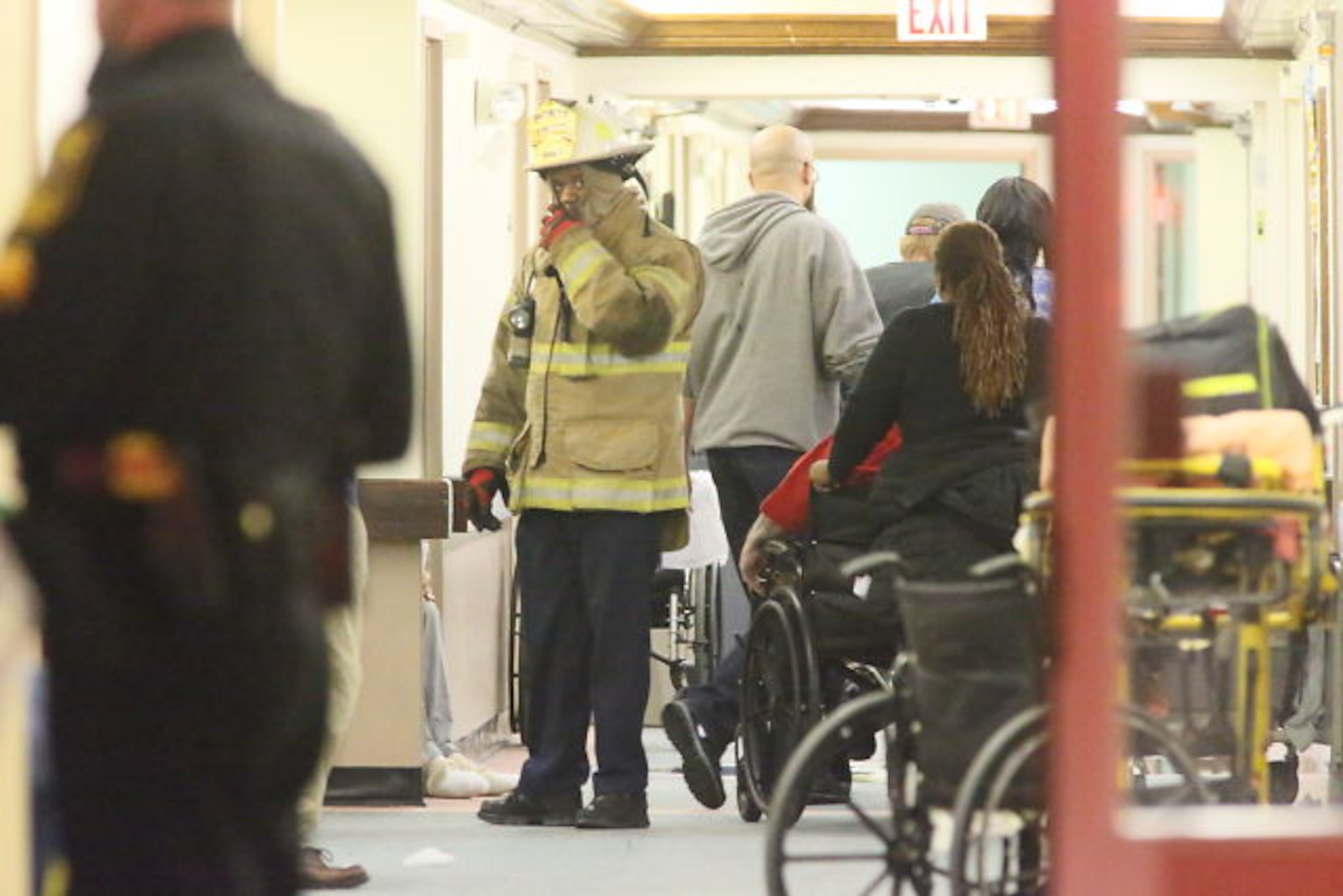 DeKalb fire Chief Edward O’Brien said the nursing home houses 128 residents. He said 75 of those residents were evacuated from the second floor to the first floor. “We were fortunate that the first floor was safe so that we could move them in this cold weather and keep them inside,” he said.