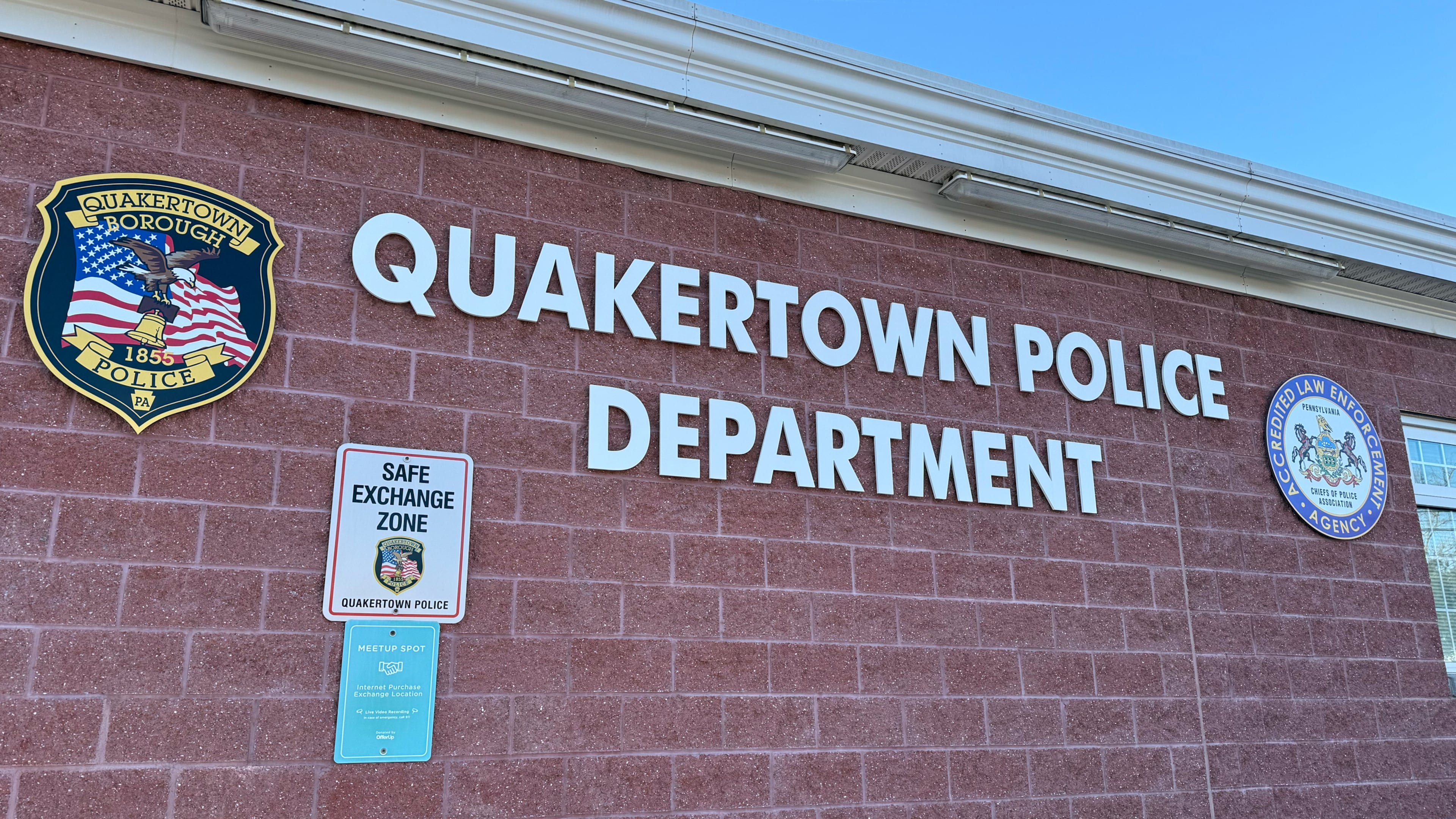 FILE - The Quakertown Police Department is seen, Tuesday, Feb. 24, 2026, in Quakertown, Pa. (PJ Schaefer via AP, File)