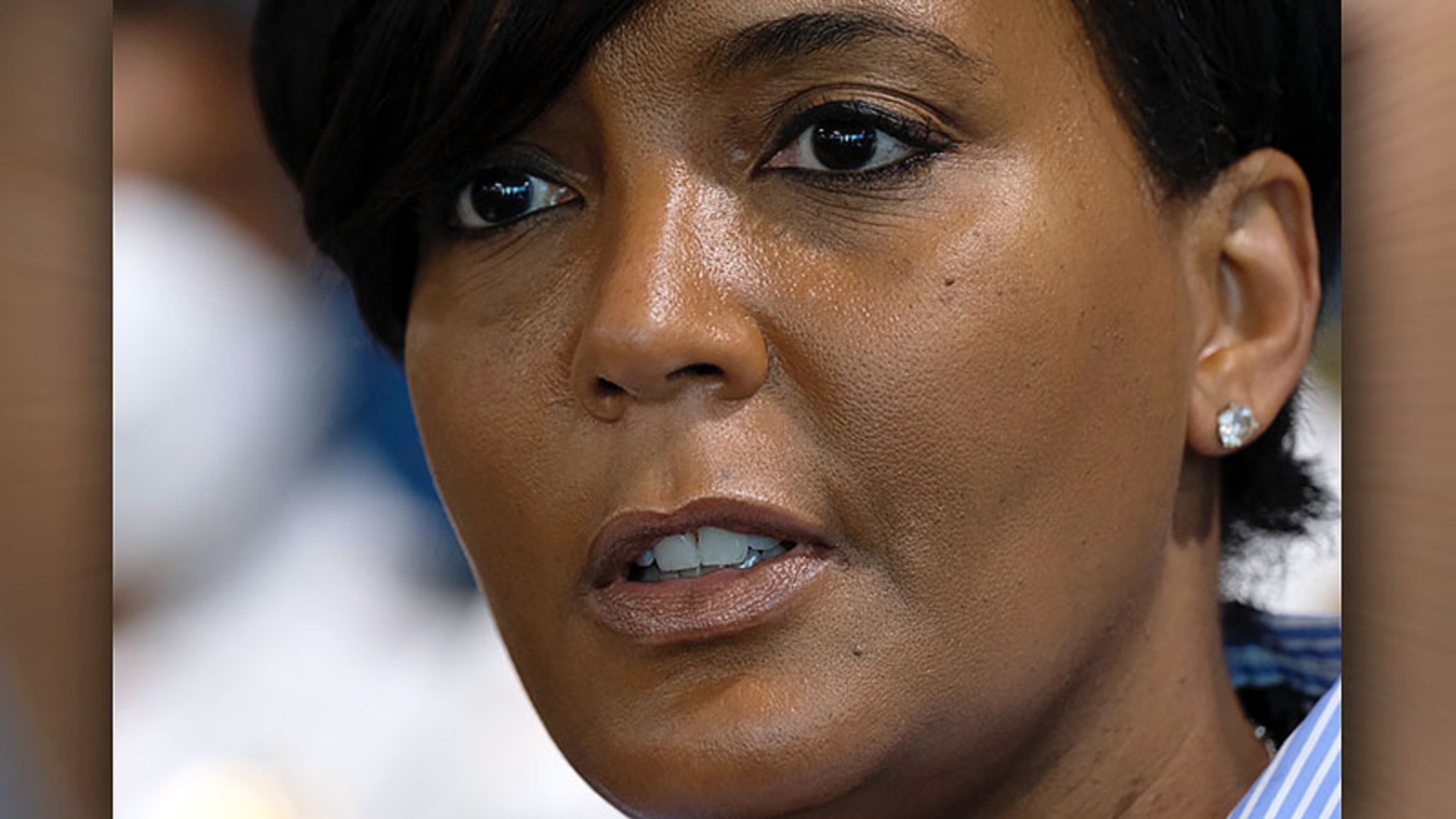 During a press conference Thursday, Atlanta Mayor Keisha Lance Bottoms said that her working relationship with Gov. Brian Kemp is now "productive." It was strained earlier this year over their differing approaches to the coronavirus pandemic, including her mask mandate for the city.