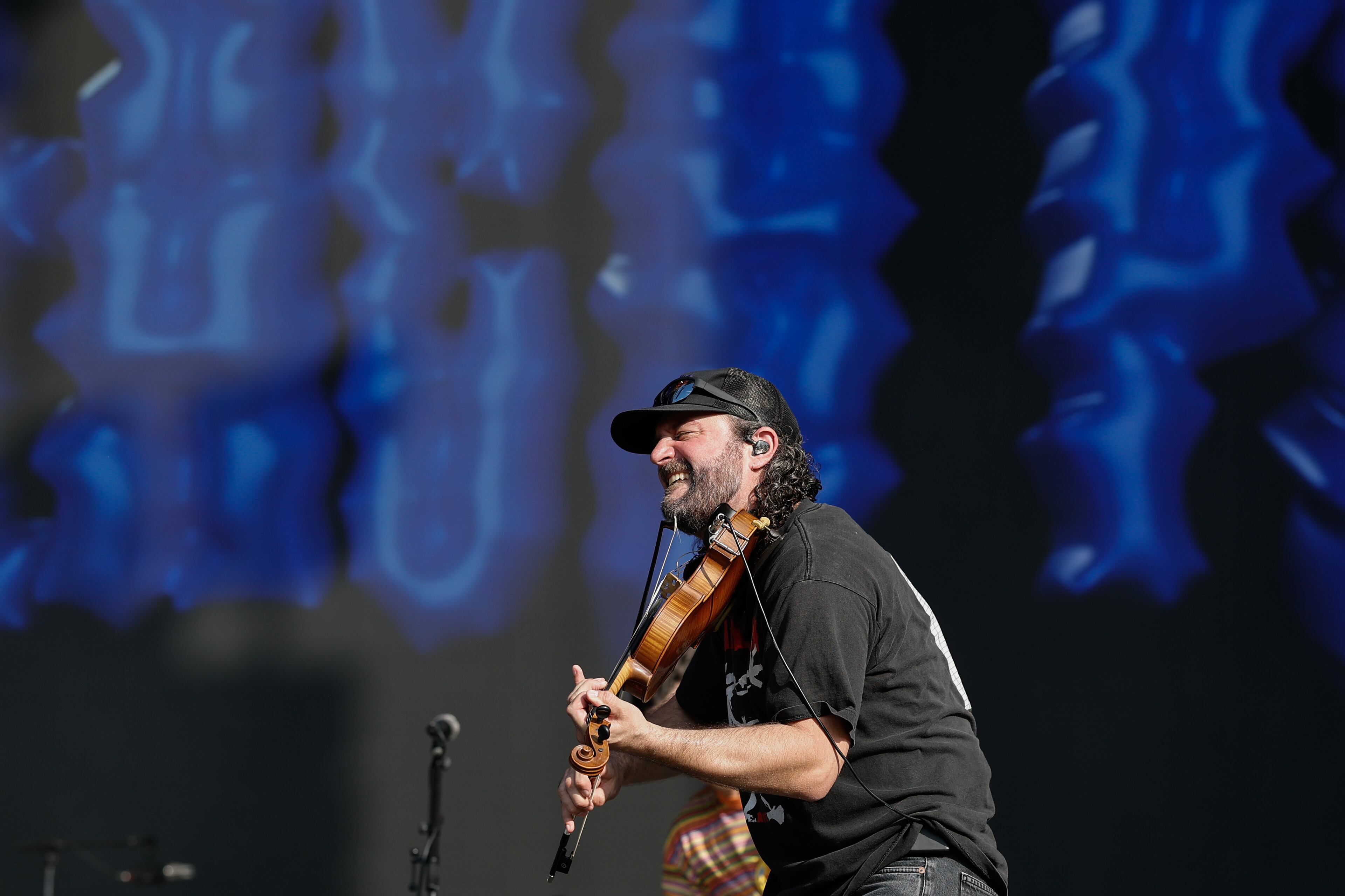 Dougal McLean of Peach Pit performs during the Shaky Knees music festival at Piedmont Park, Saturday, Sept. 19, 2026, in Atlanta. (Erik S. Lesser for the AJC)